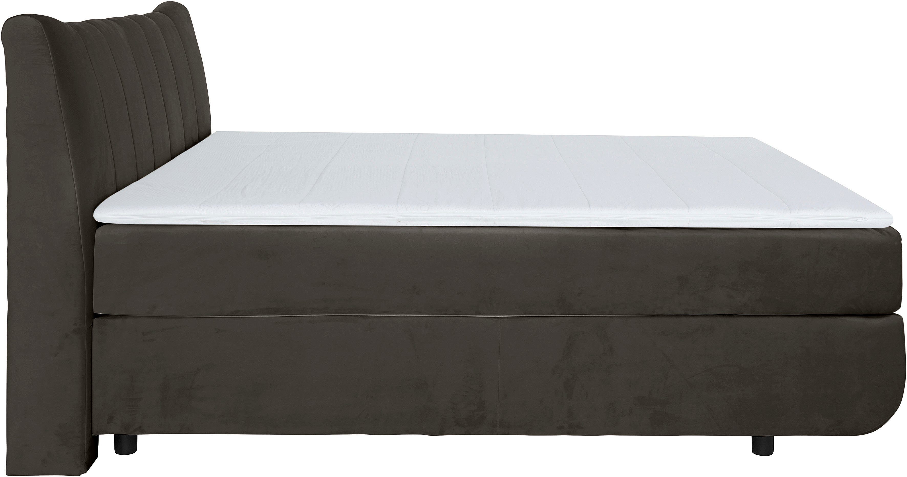 Leonique Boxspring Océane Los van de vloer- werkt vrijzwevend, verschillende hardheden (ook H4)