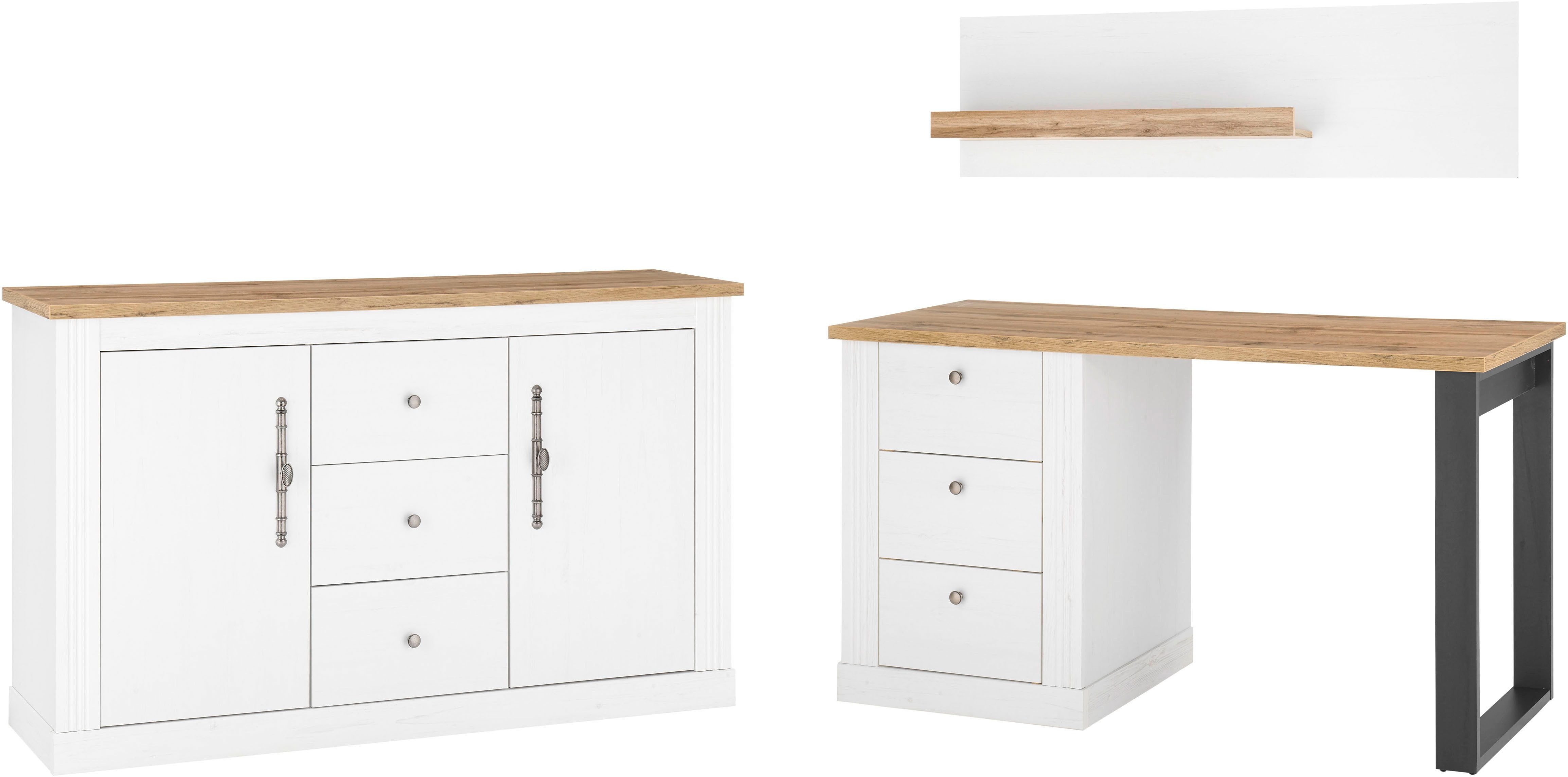 Home affaire Kantoormeubelset Westminster in romantische rustieke stijl, exclusief by otto