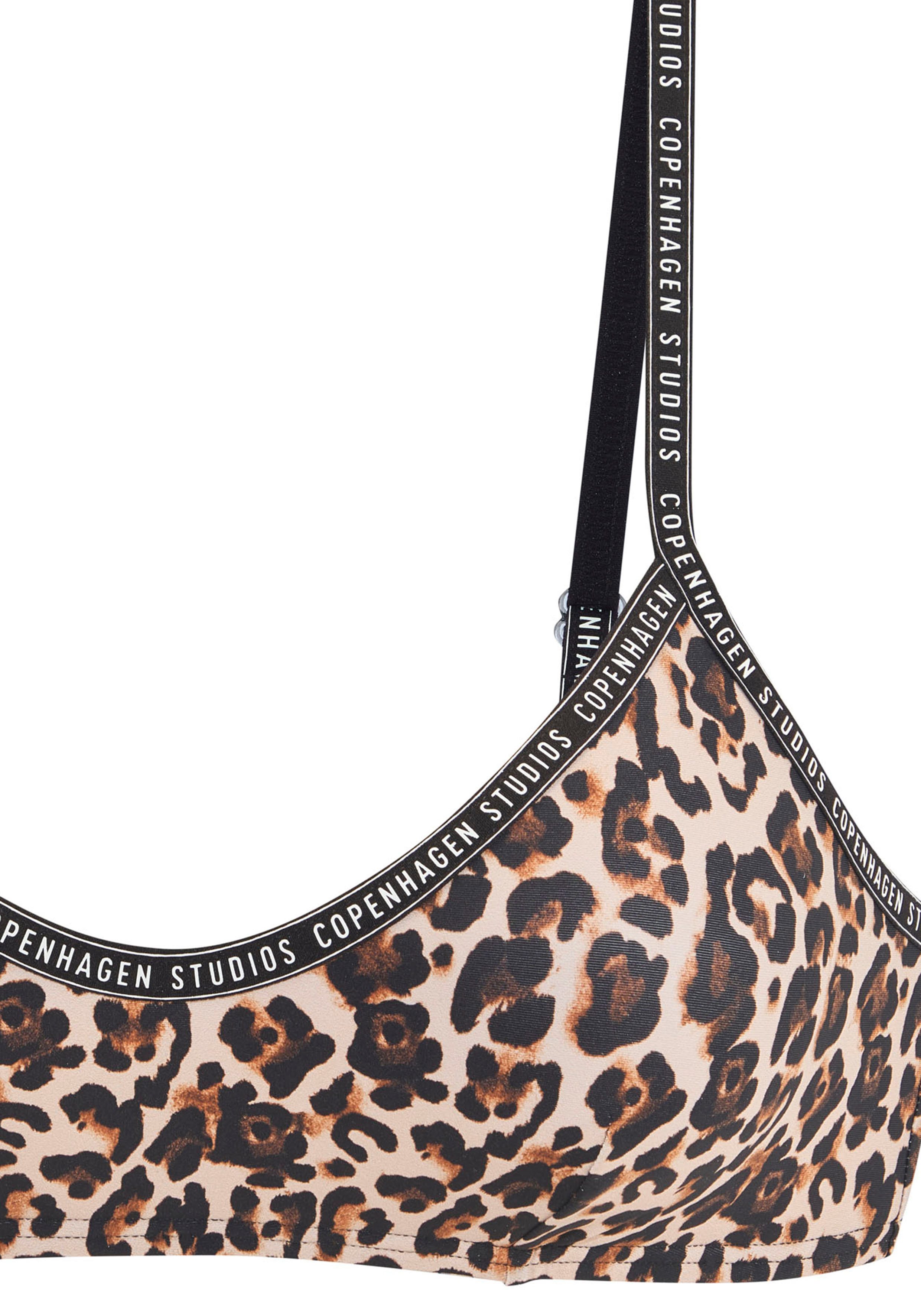 Copenhagen Studios Bustierbikinitop Leody Met trendy animal-print