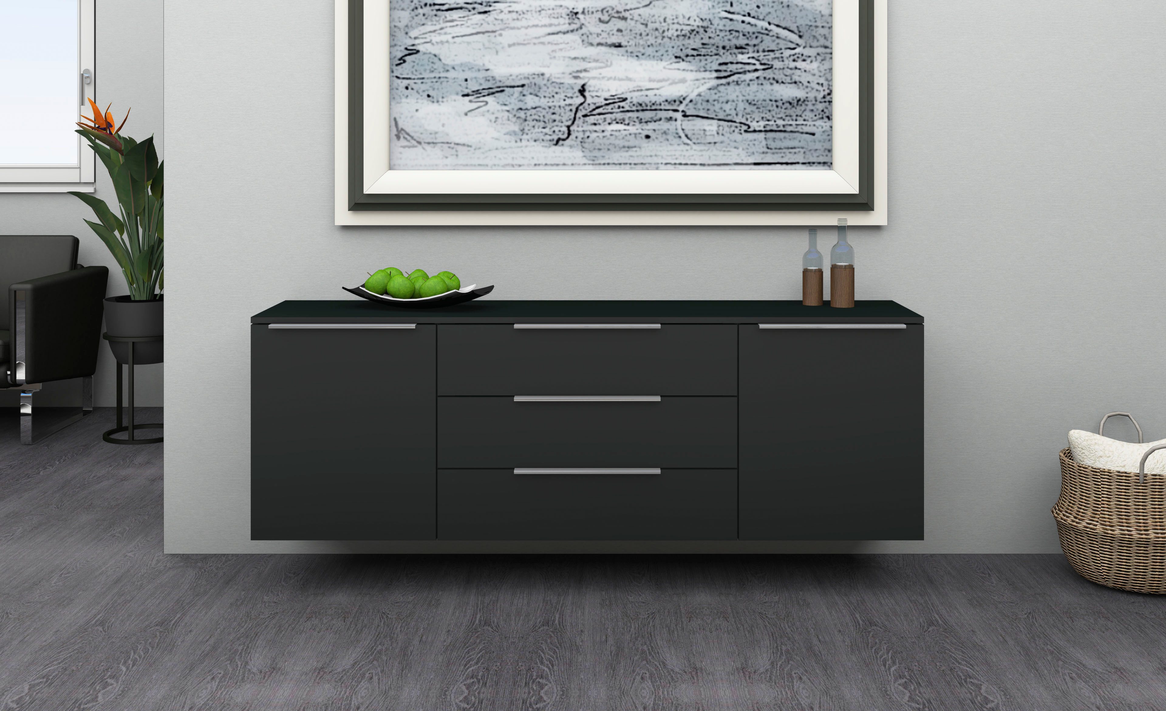 borchardt Möbel Dressoir Oliva Breedte 166 of 200 cm