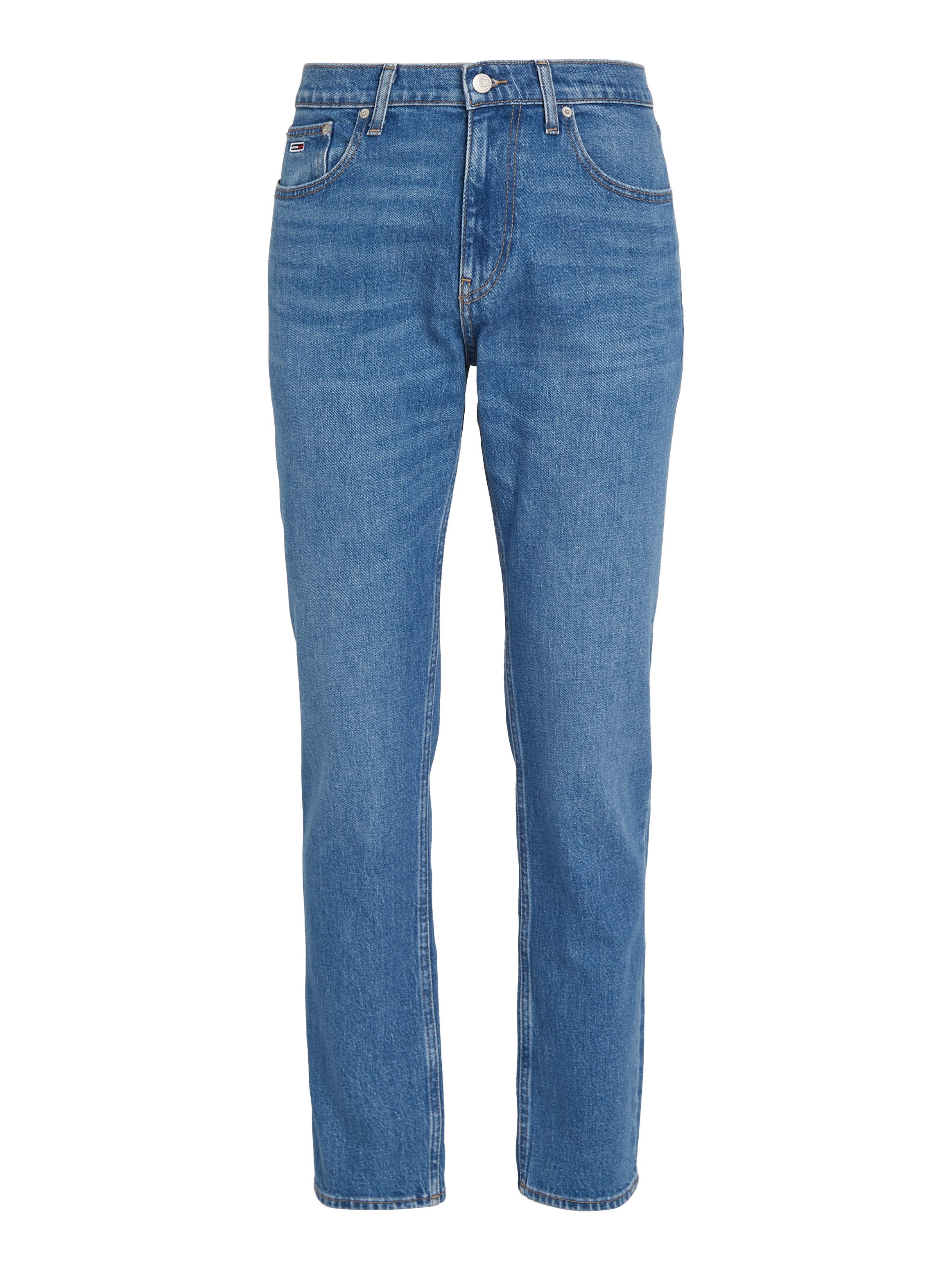 TOMMY JEANS Regular fit jeans RYAN RGLR STRGHT met gestempeld logo