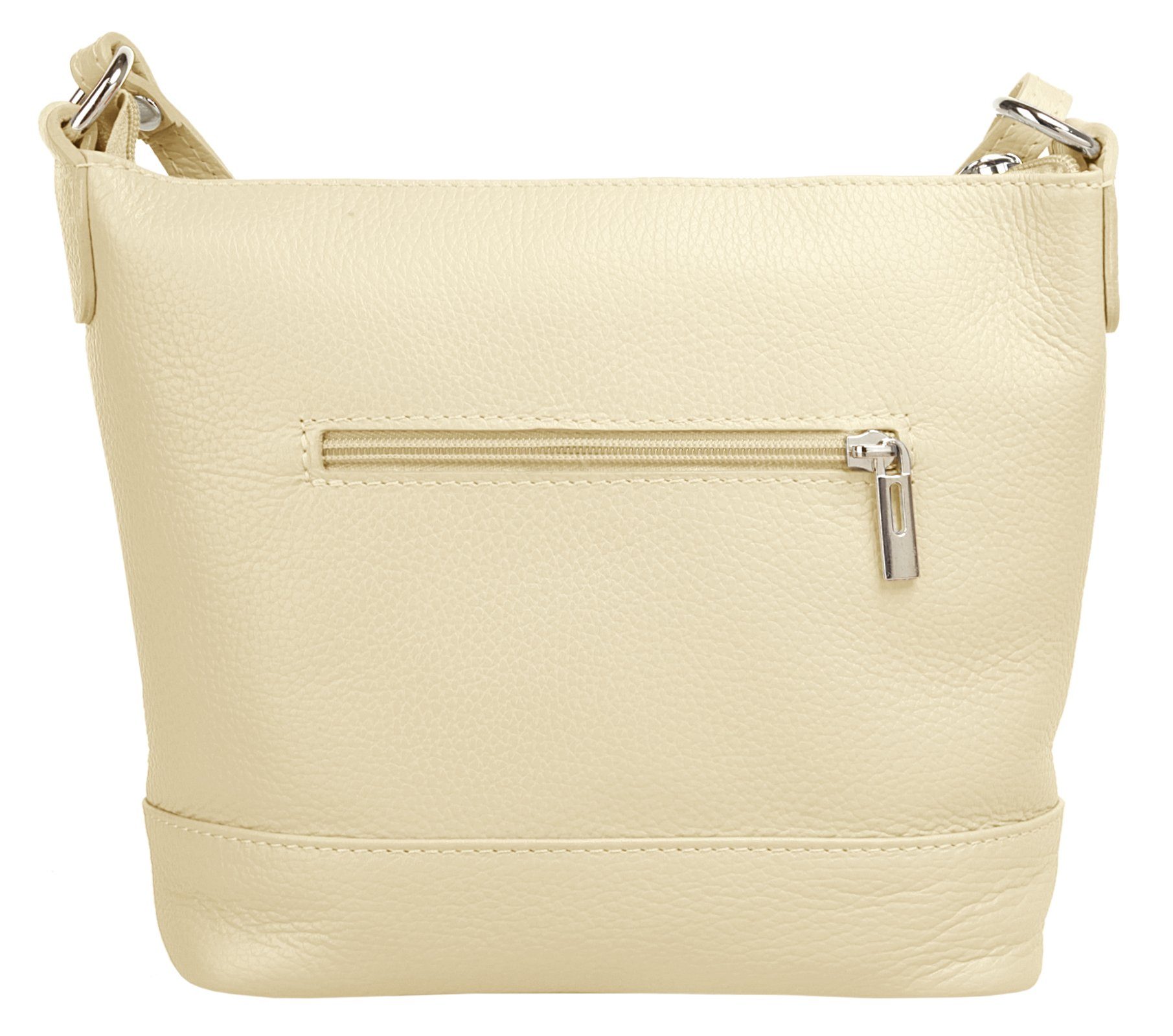 Cluty Schoudertas echt leer, made in italy