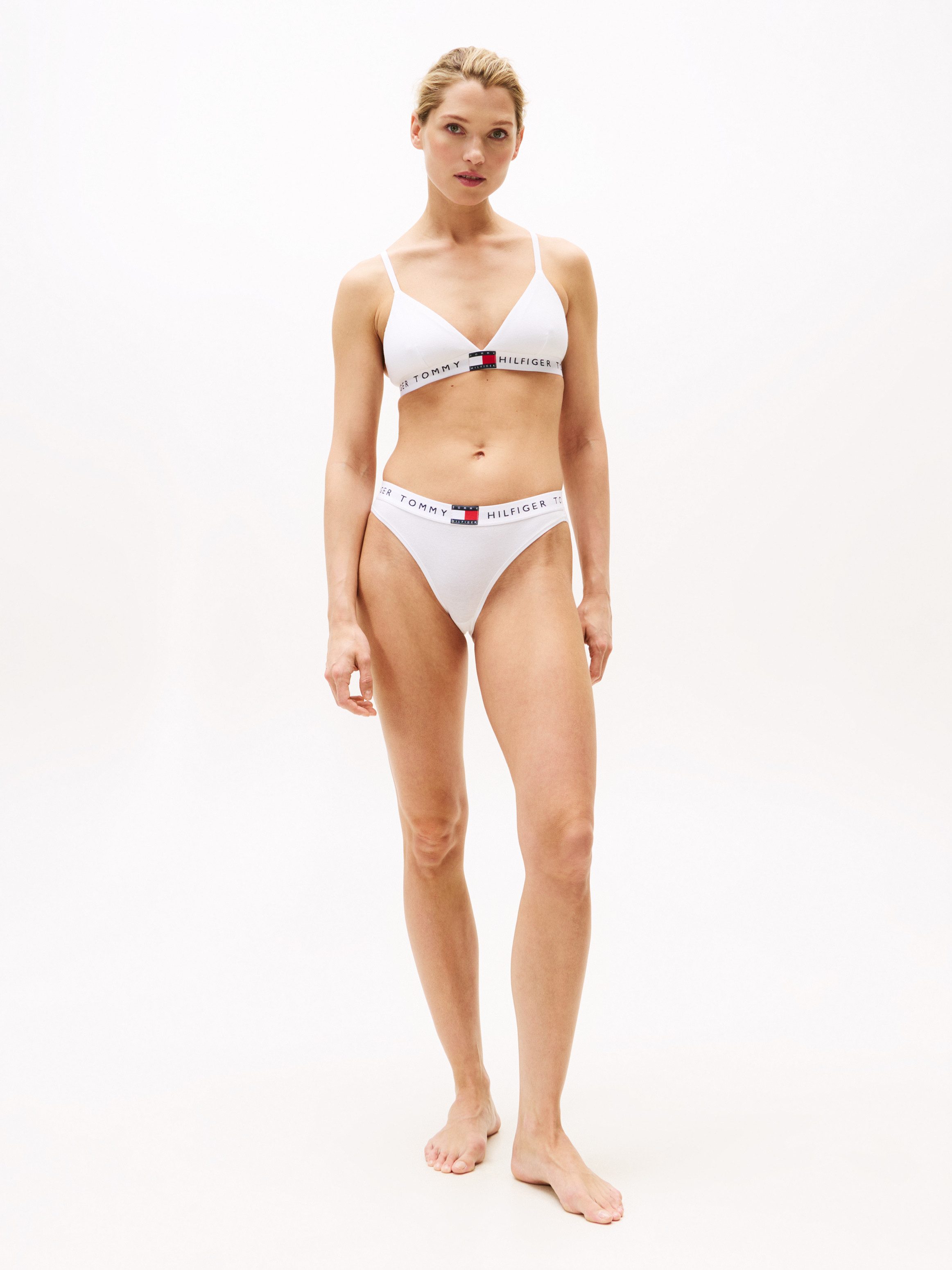 Tommy Hilfiger Underwear Triangel-bh RP TRIANGLE (EXT. SIZE) in grote maten, met logo
