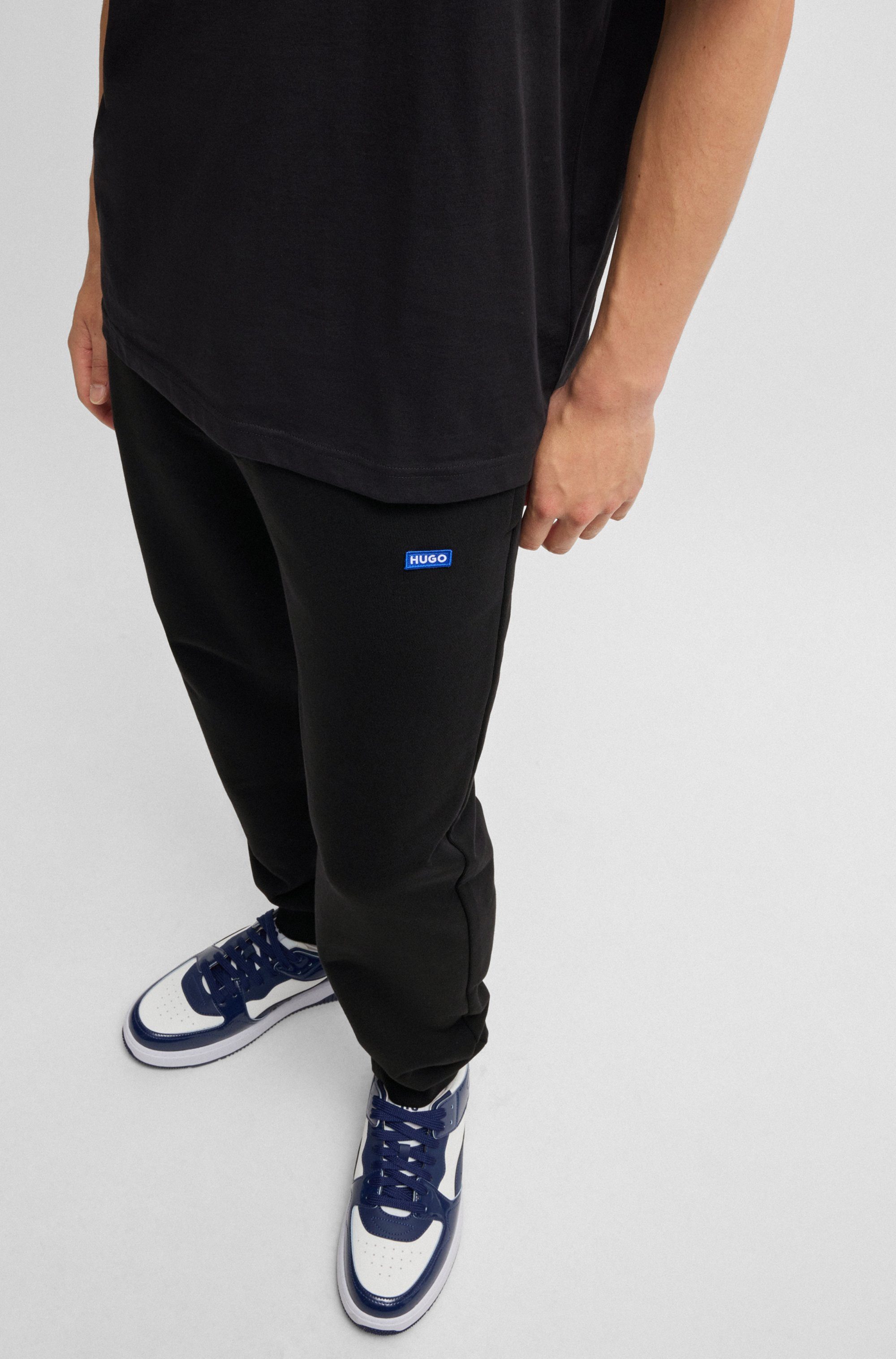 HUGO Blue Joggingbroek Napin met kleine logopatch