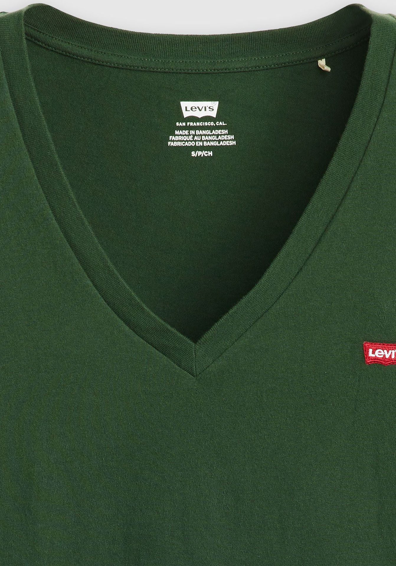 Levi's® Shirt met V-hals Perfect Tee met klein batwing-logo