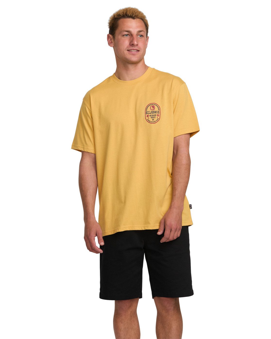 Billabong T-shirt Sunny Daze Premium heren t-shirts maat L geel