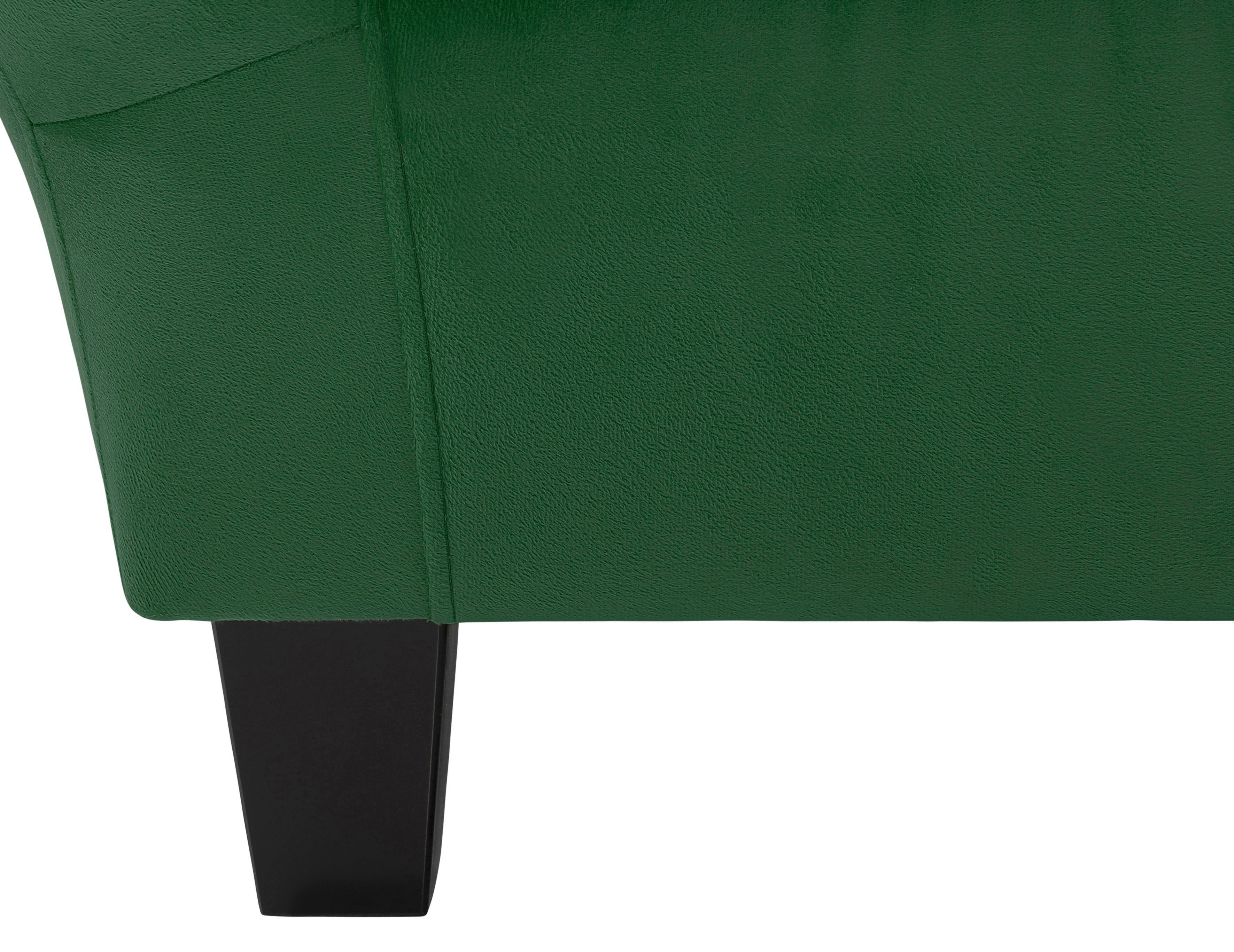 Home affaire Oorfauteuil ALEXANDRA incl. hocker, met stiksels, in vele kleuren (2-delig - 2 stuks)
