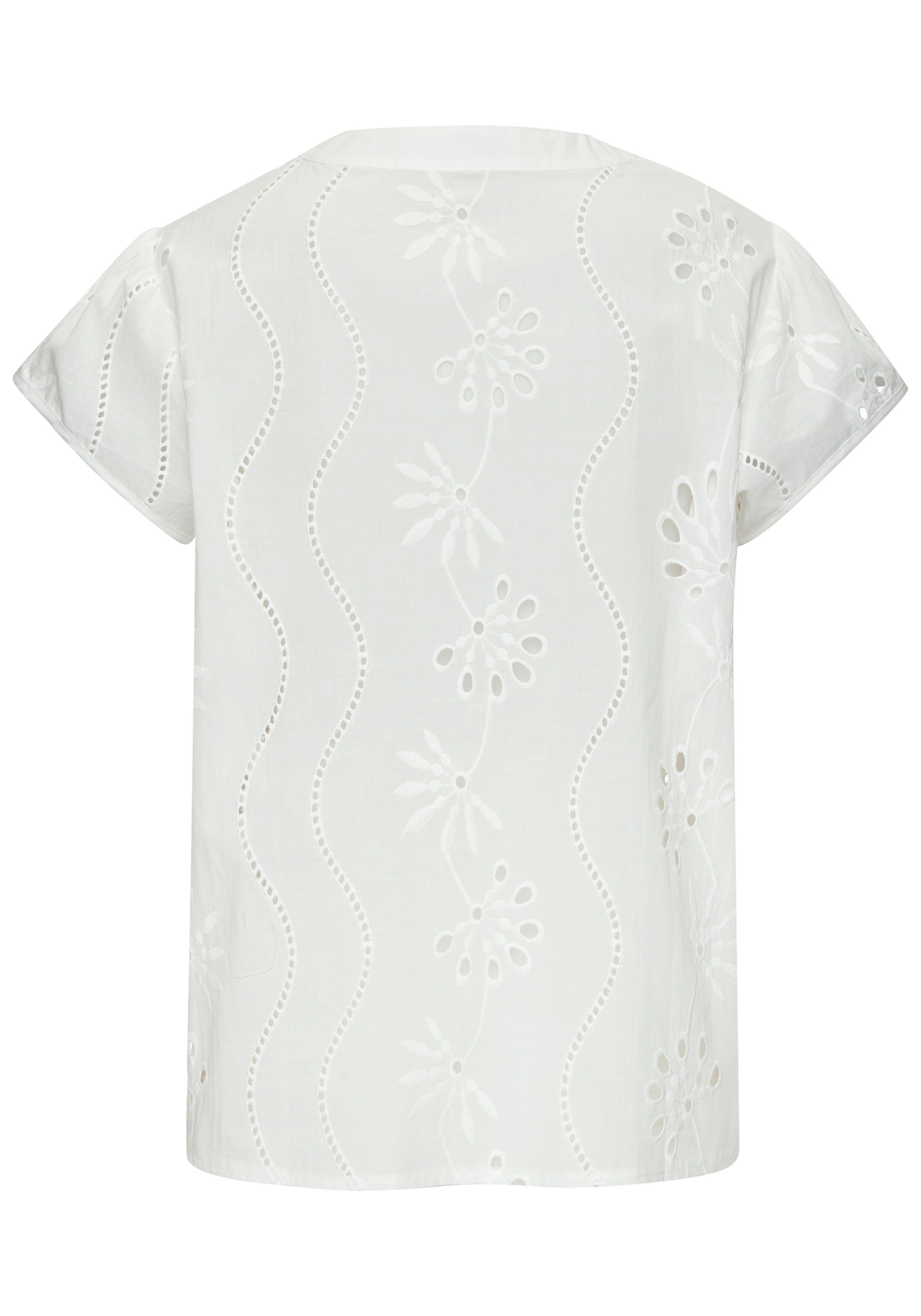 Buffalo Kanten blouse met korte mouwen