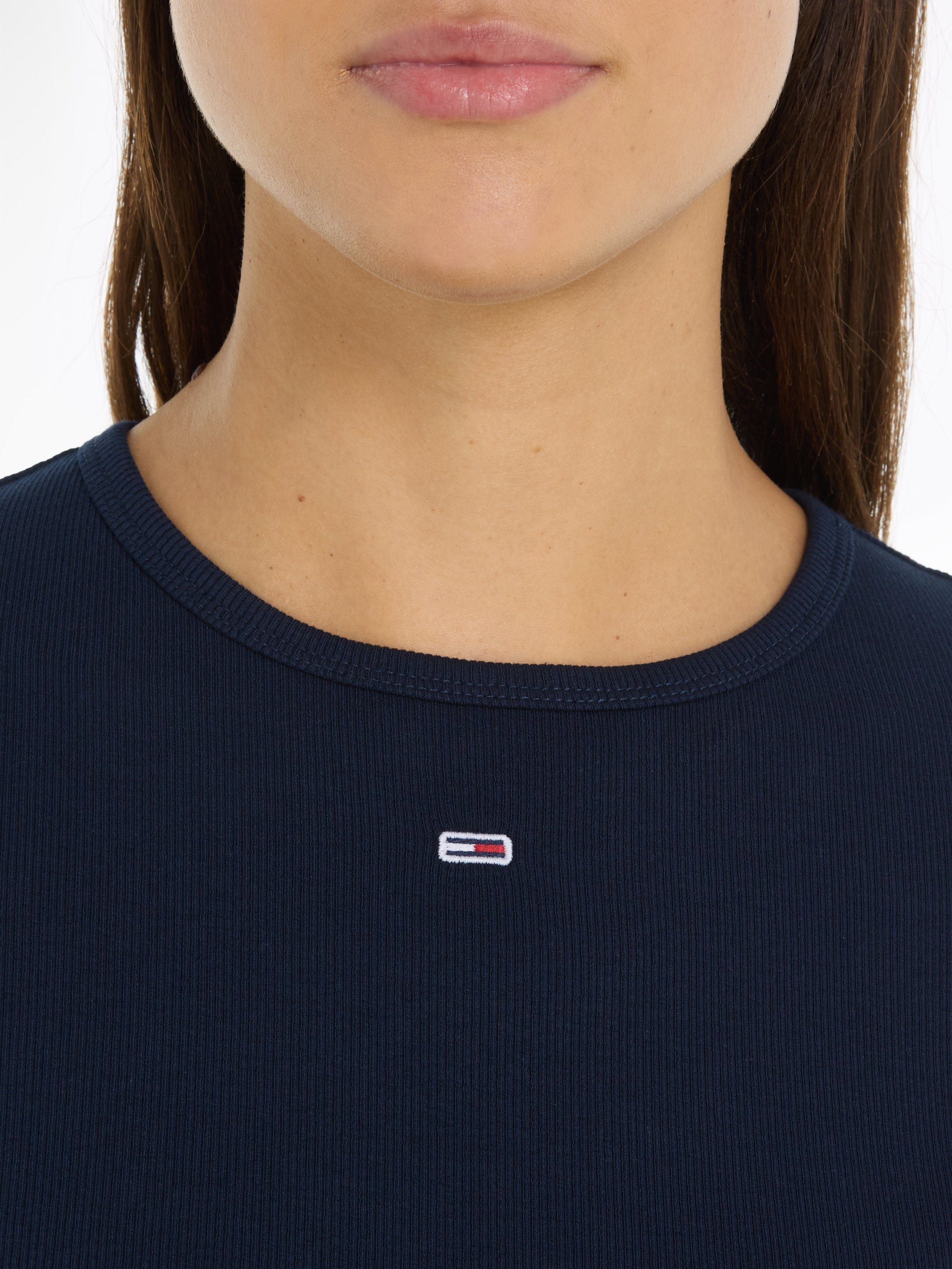 Tommy Jeans Curve T-shirt Slim Essential Rib