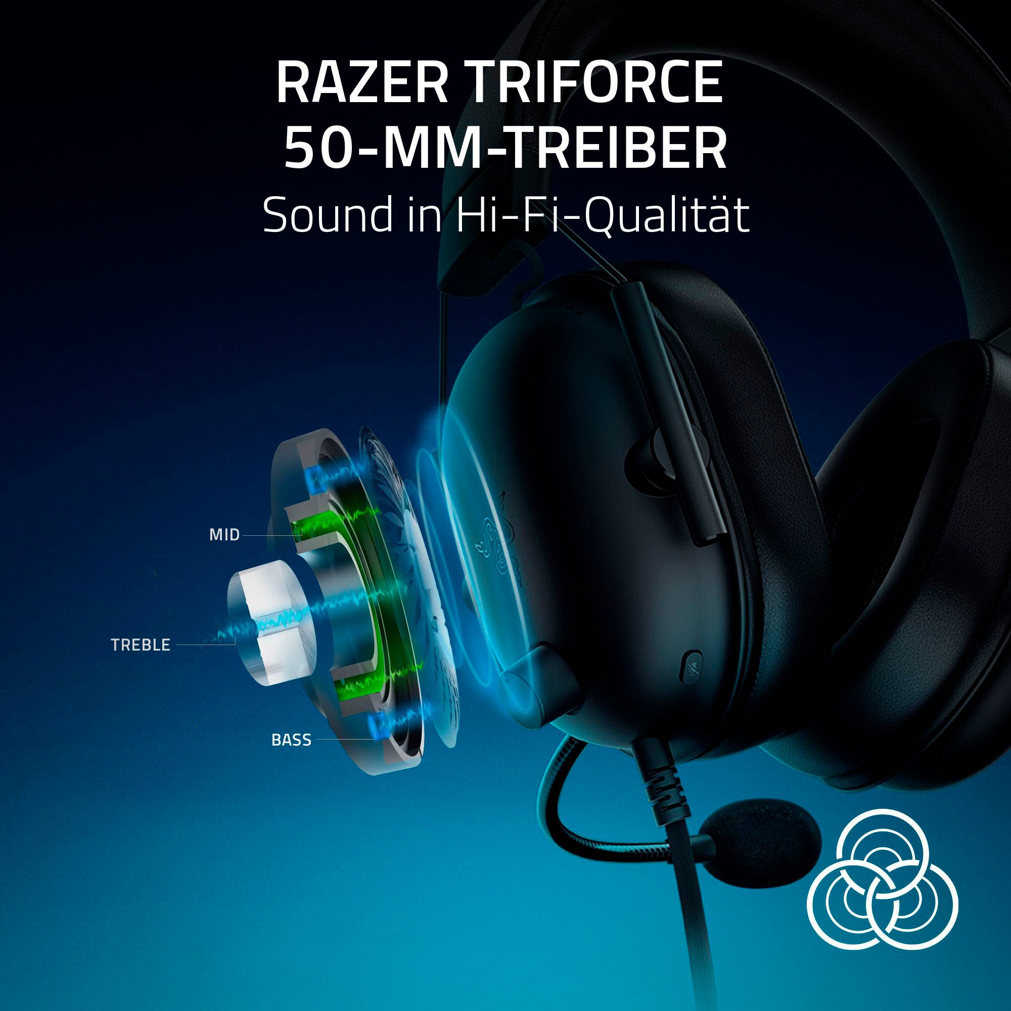 RAZER Gaming-headset Blackshark V2 X Playstation