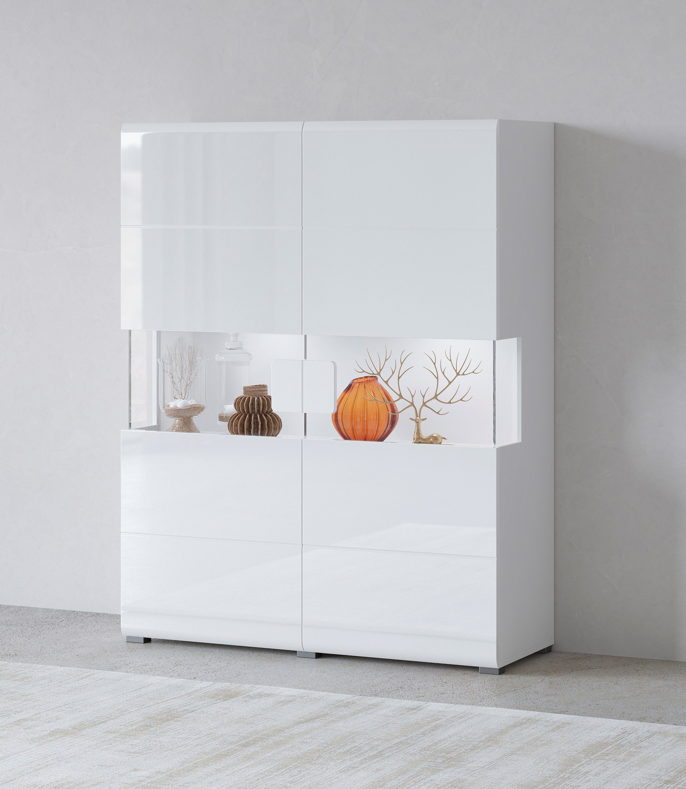 Helvetia Meble Highboard Toledo Hoogte 152 cm