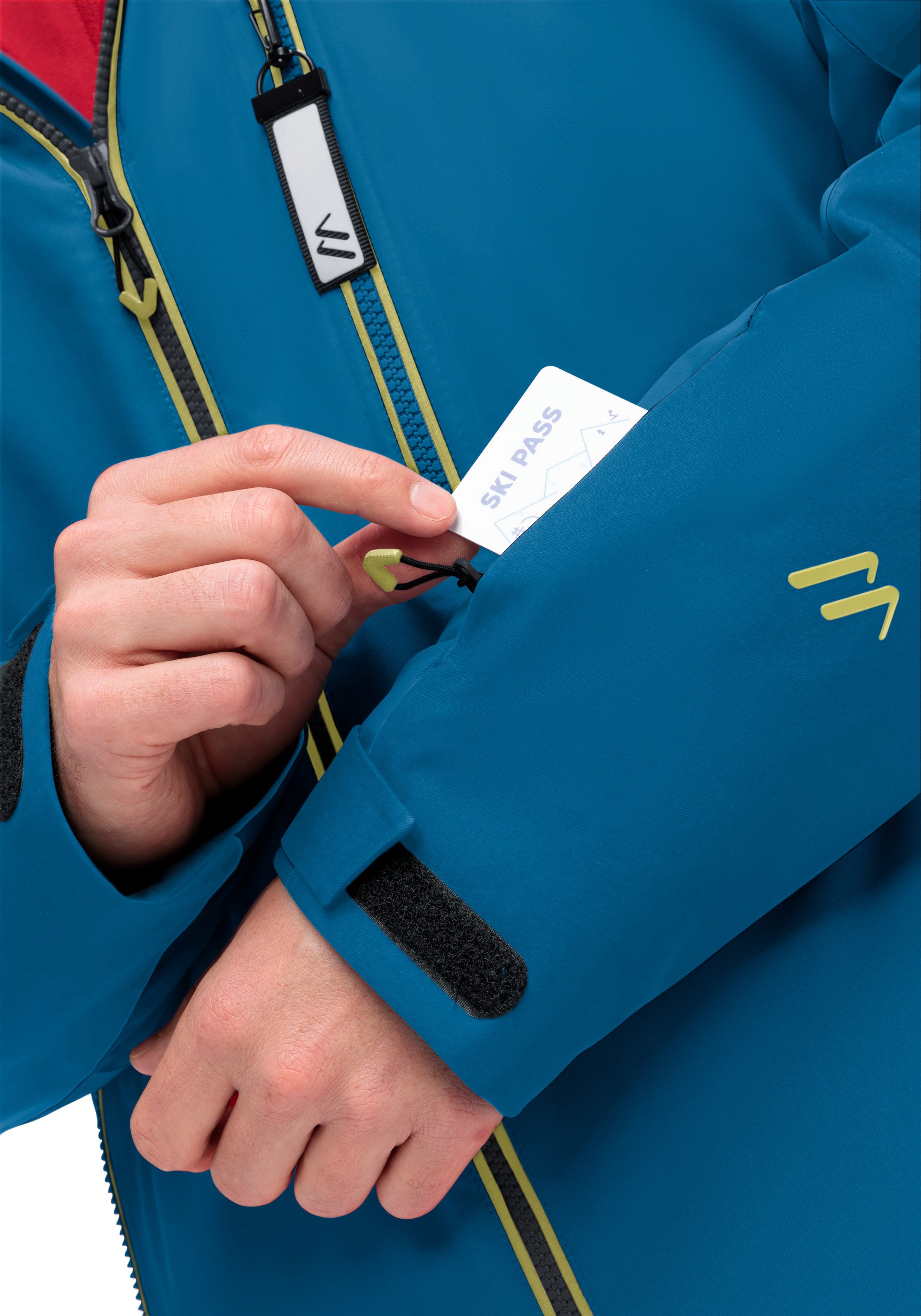 Maier Sports Ski-jack Oravice Heren winterjack met ritszakken en capuchon waterdicht