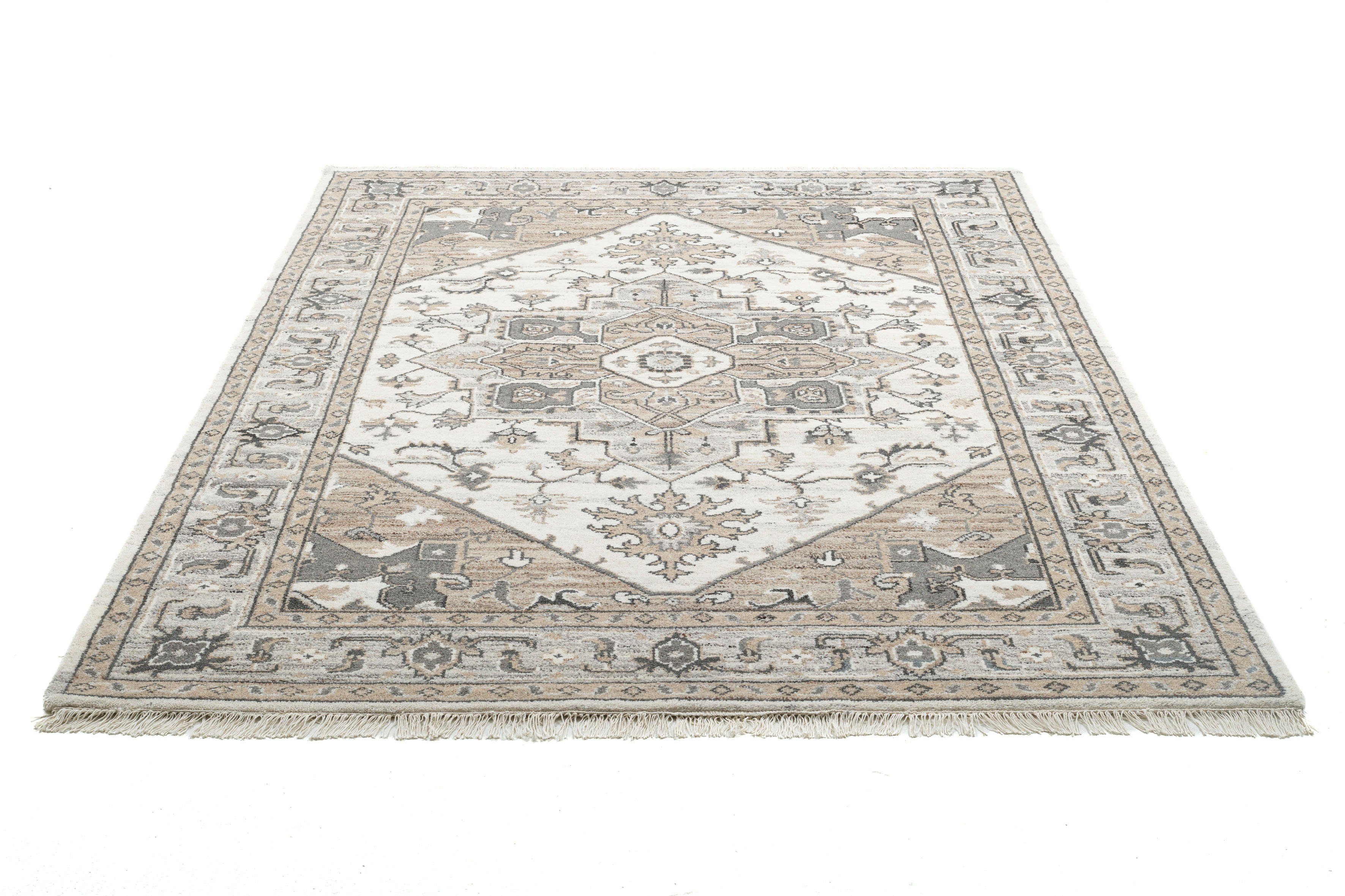 THEKO Wollen kleed Versian 877 handgeknoopt, 100% wol, oosters design