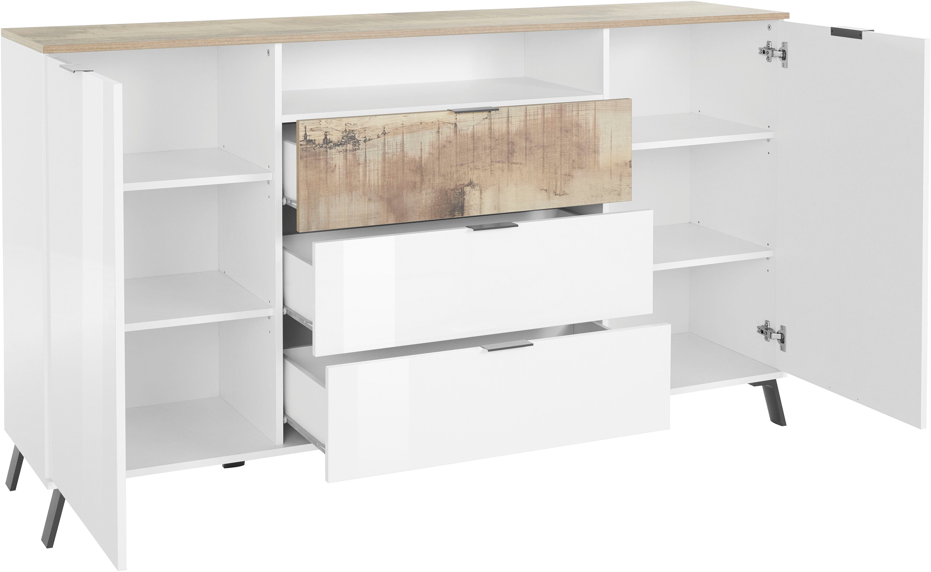 INOSIGN Highboard CASANOVA Hoogte ca. 100 cm