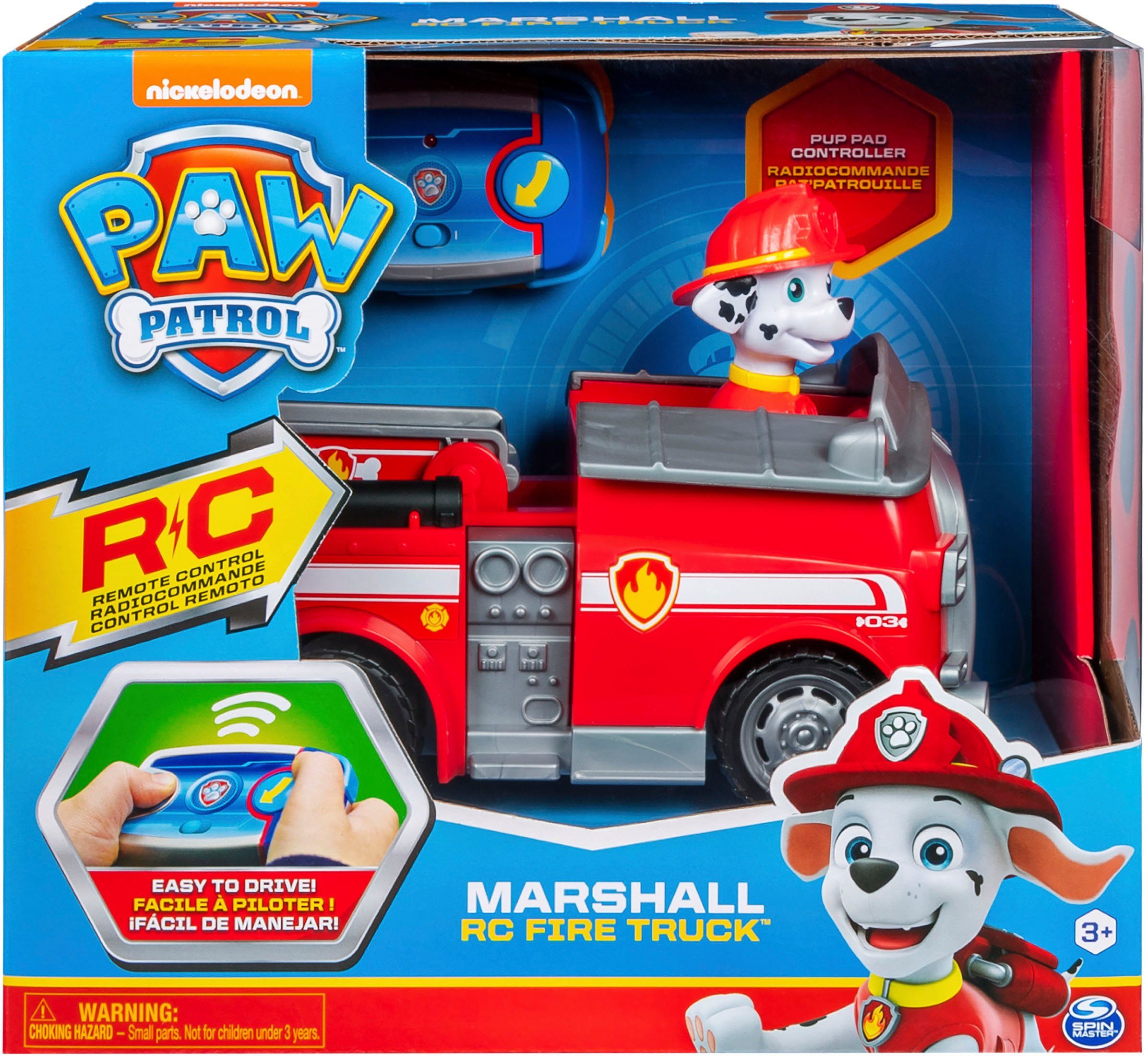 Spin Master Radiografisch bestuurbare auto Paw Patrol - RC Marshall inclusief afstandsbediening