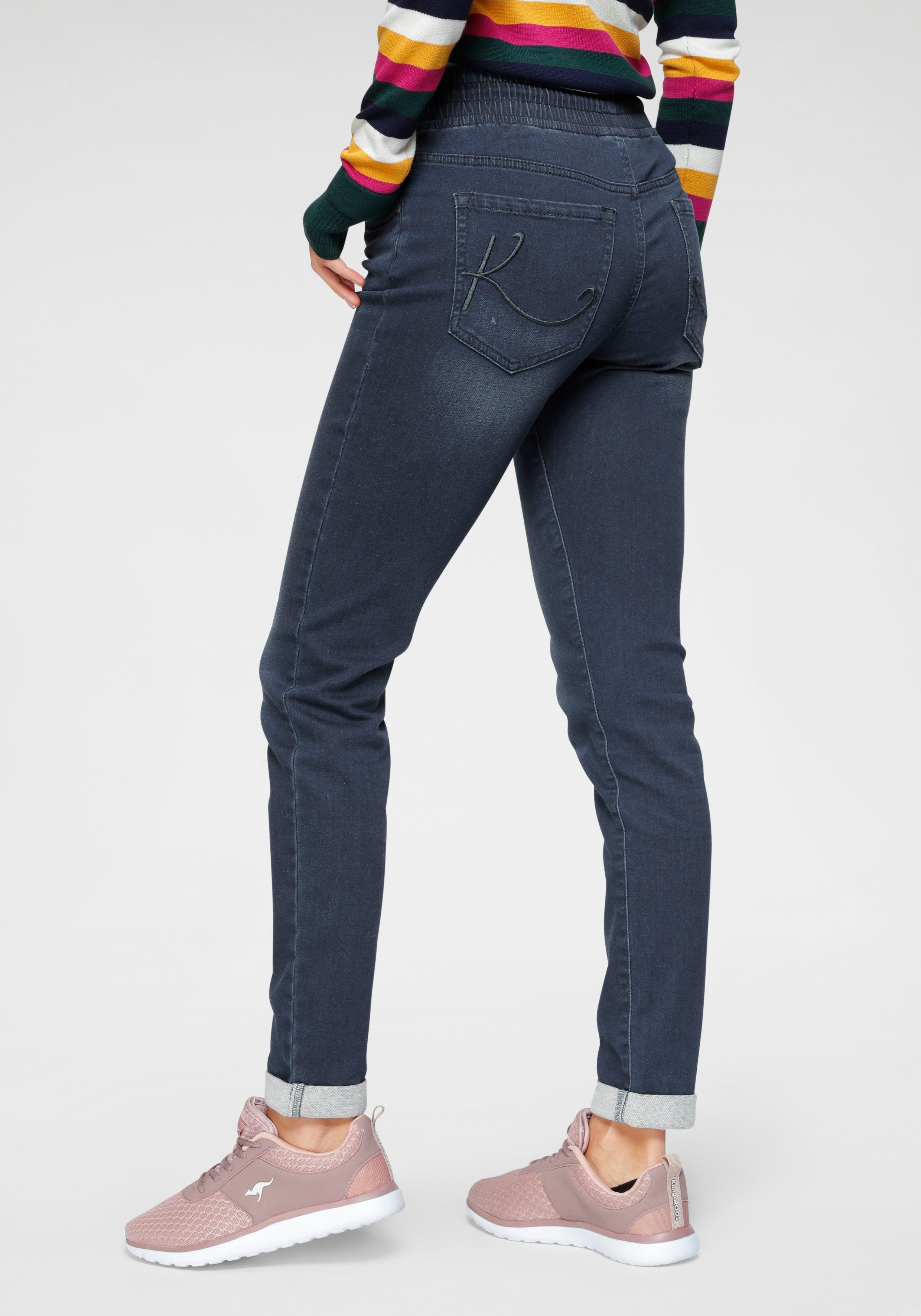 KangaROOS Prettige jeans elastische pasvorm, rechte pijp