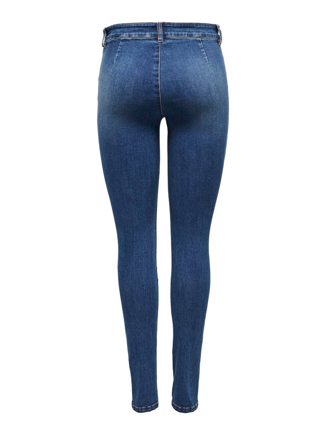 Only Skinny fit jeans ONLWAUW MID SK ZIP CUT DNM