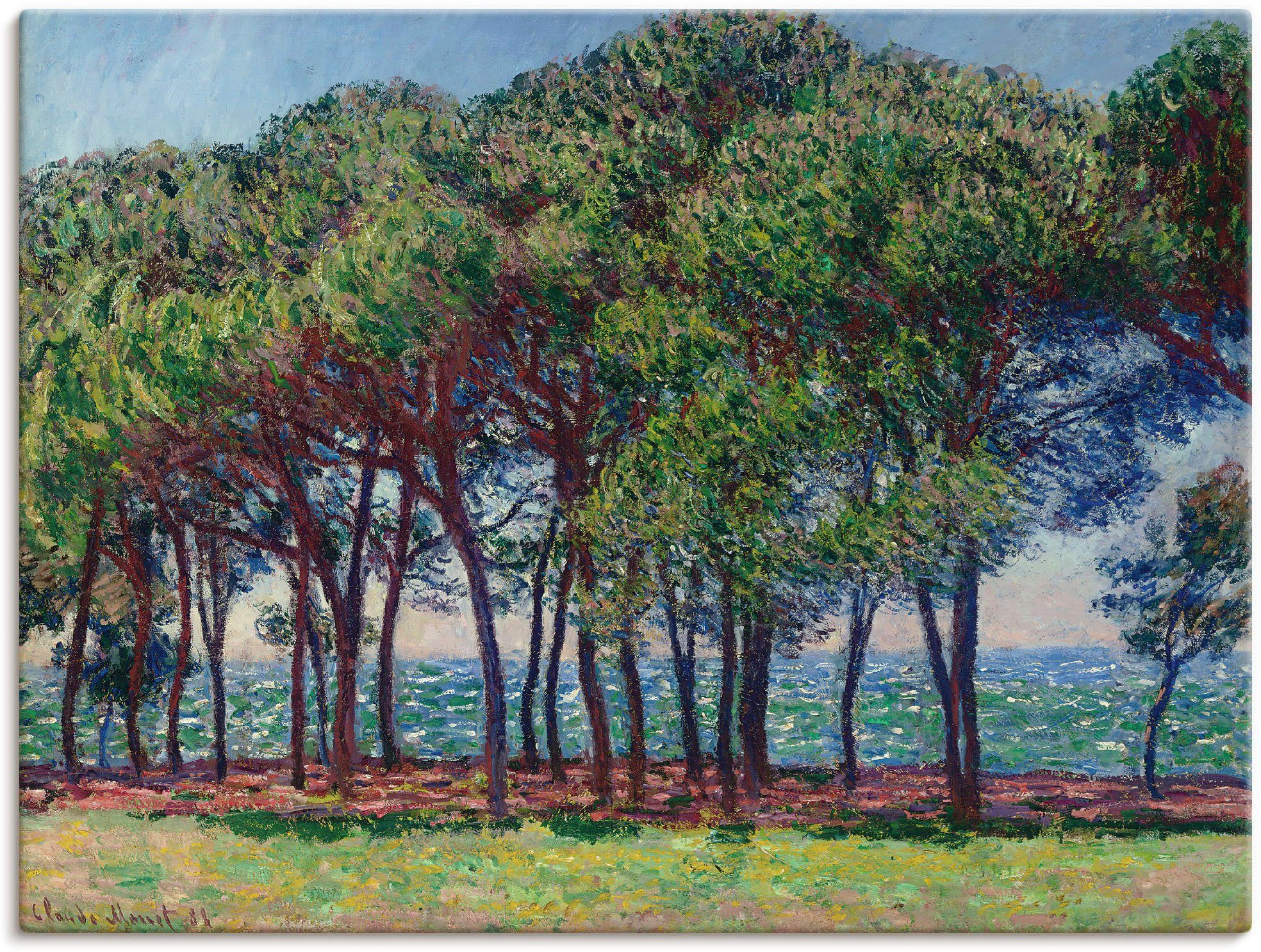 Artland Artprint Dennenbomen op de Cap d'Antibes. 1888 in vele afmetingen & productsoorten -artprint op linnen, poster, muursticker / wandfolie ook geschikt voor de badkamer (1 stu