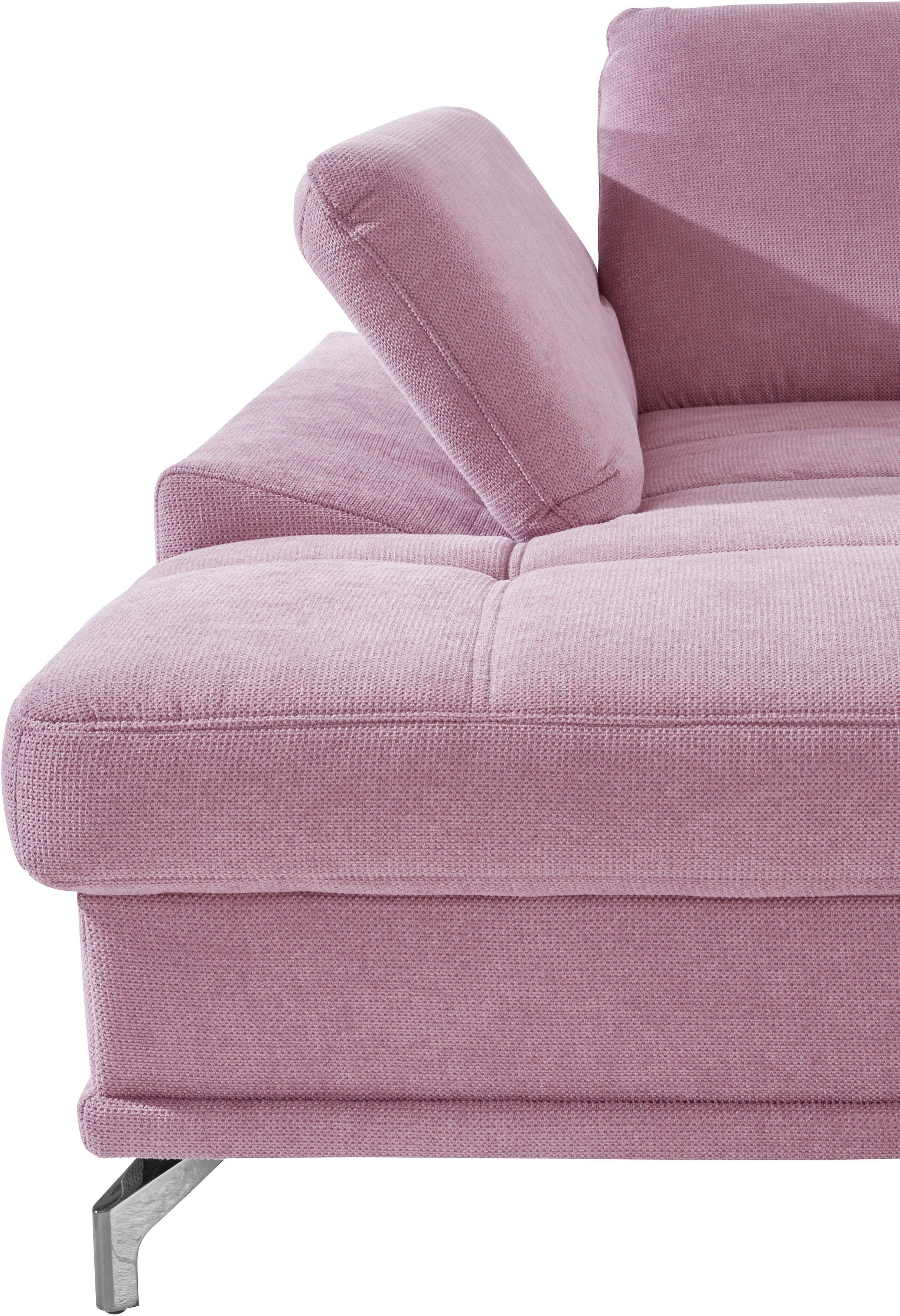 Places of Style Zithoek Costello U-vorm, met zitdiepteverstelling, armleuningverstelling en