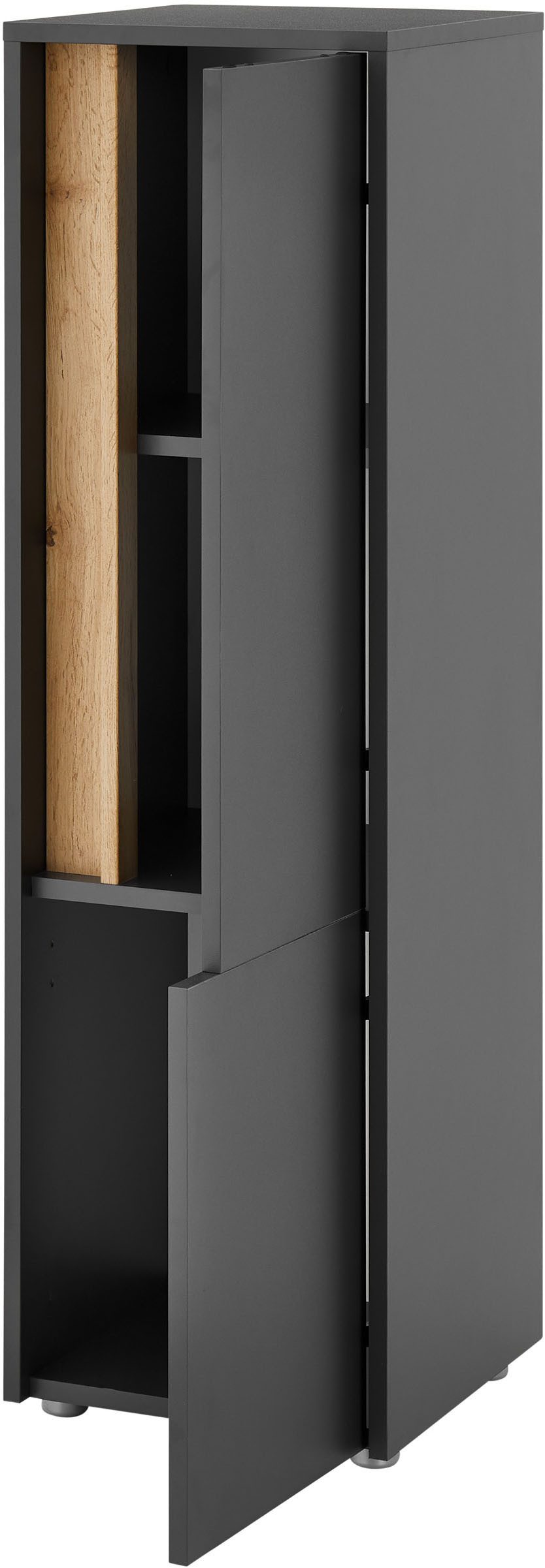 INOSIGN Halfhoge kast CITY/GIRON, badkamerkast met grepen, hoge kast in tijdloos ontwerp