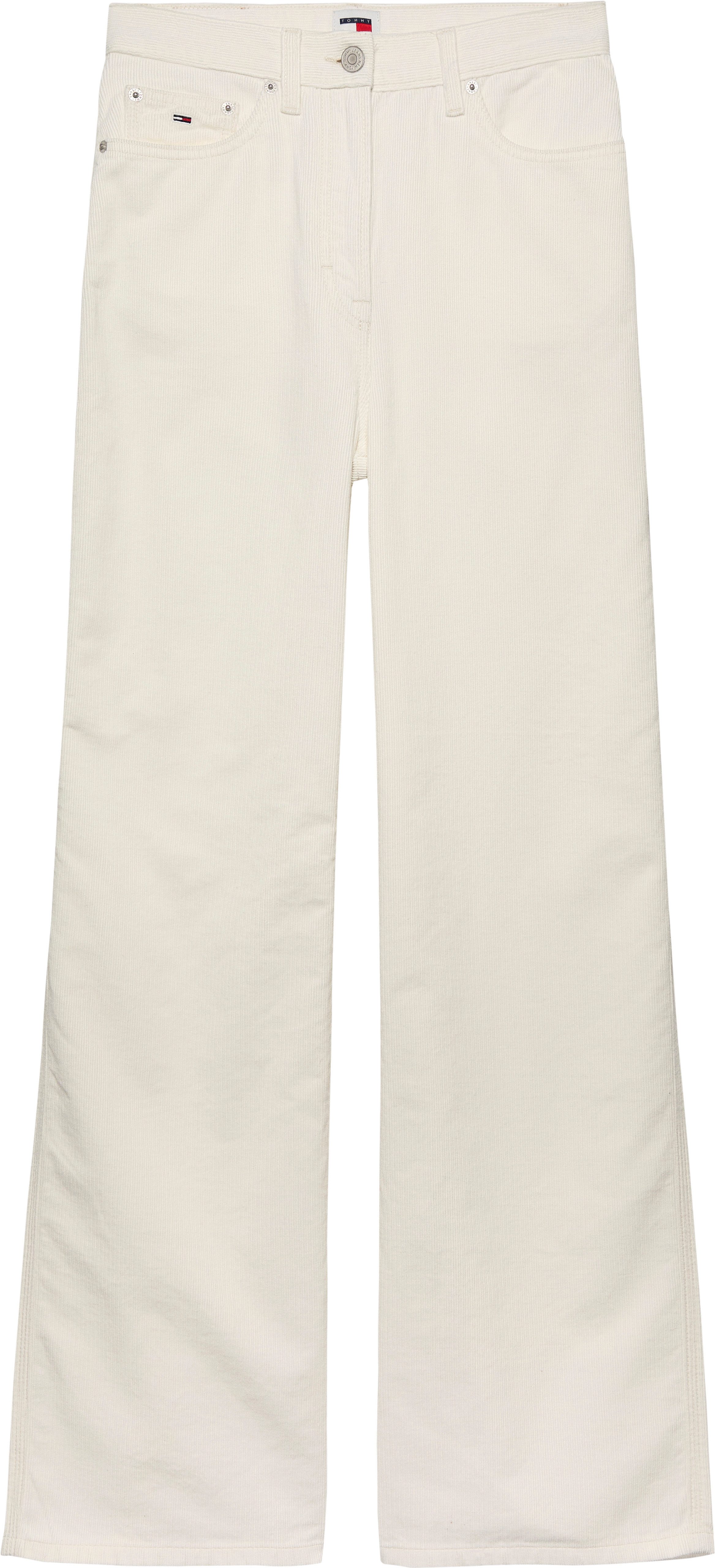 TOMMY JEANS Cordbroek TJW CLAIRE FINE CORD PANT van fijn cord in 5-pocket-stijl