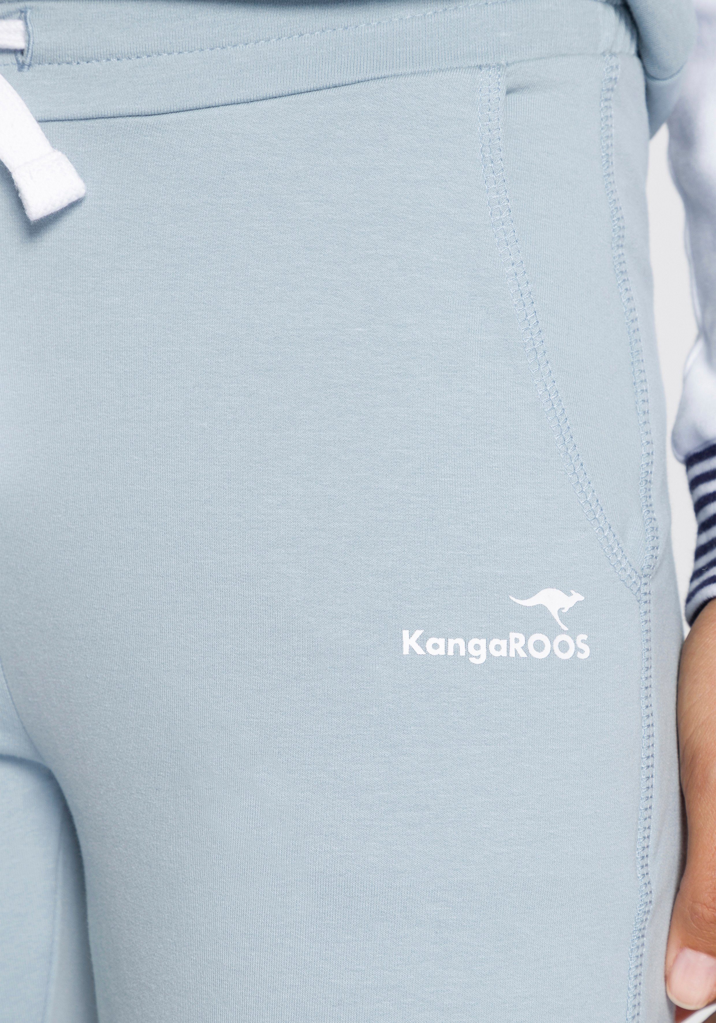KangaROOS Joggingbroek in 7/8-lengte met logoprint