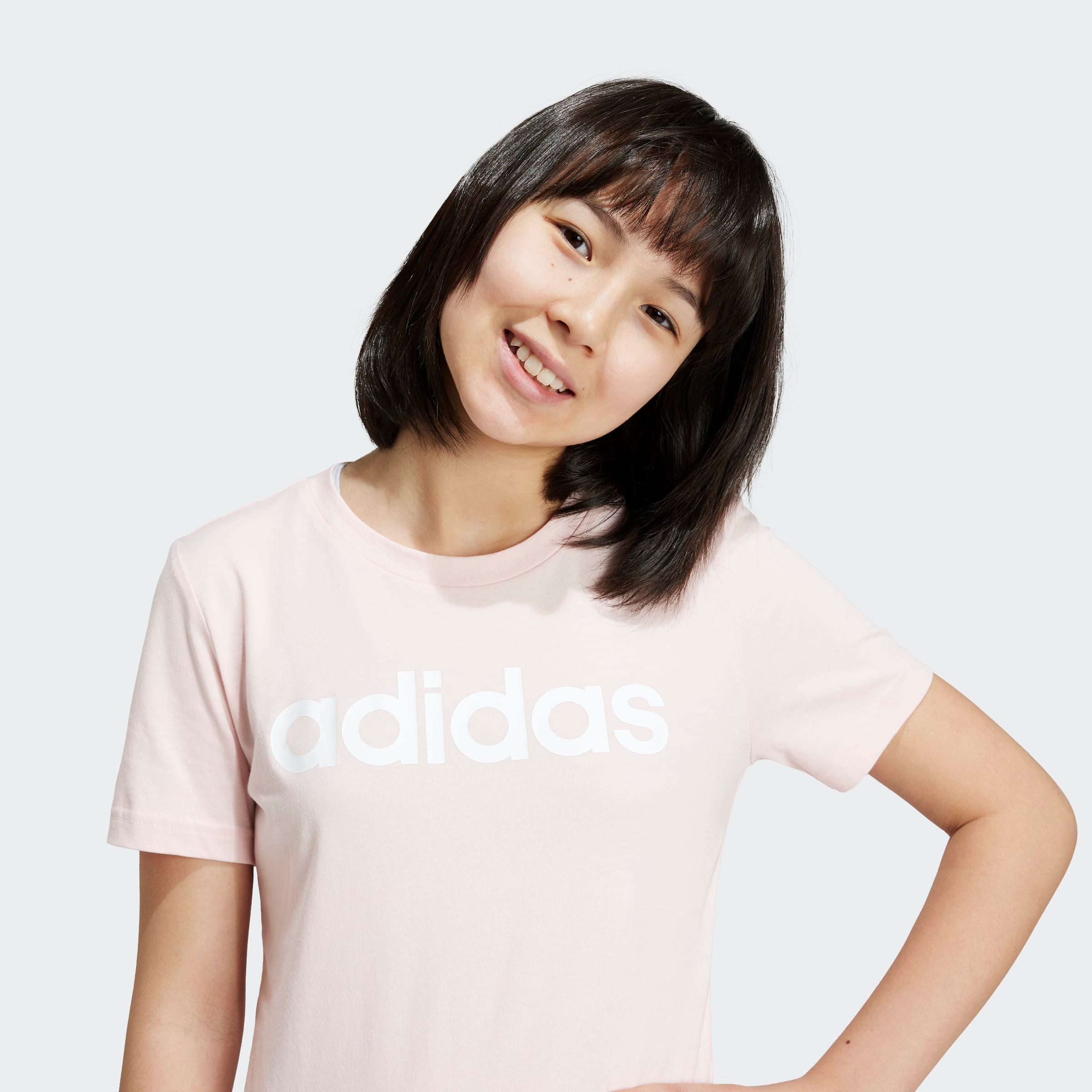 adidas Sportswear T-shirt ESSENTIALS LINEAR LOGO COTTON SLIM FIT