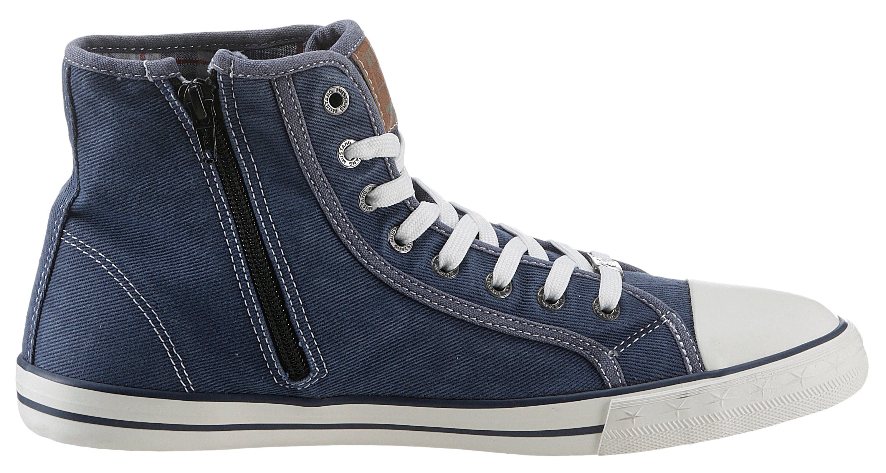 Mustang Shoes Sneakers , veterschoenen, bikerboots met rits