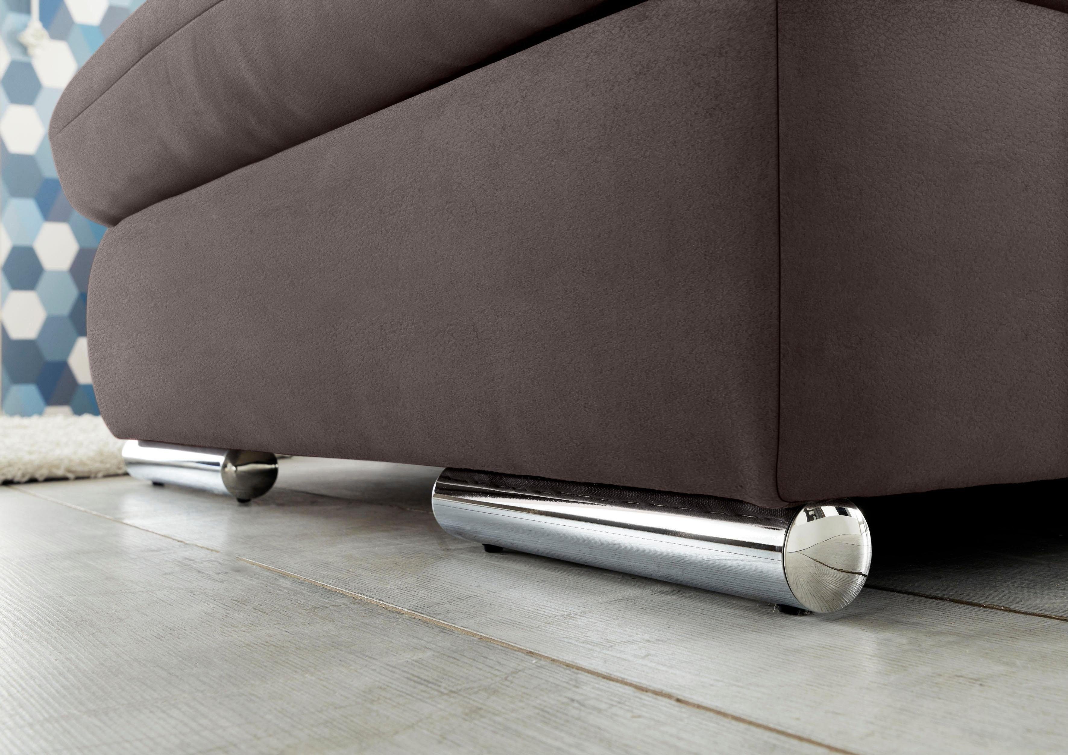 set one by Musterring Zithoek SO 4100 comfortabele pocketvering, incl. hoofdeindeverstelling