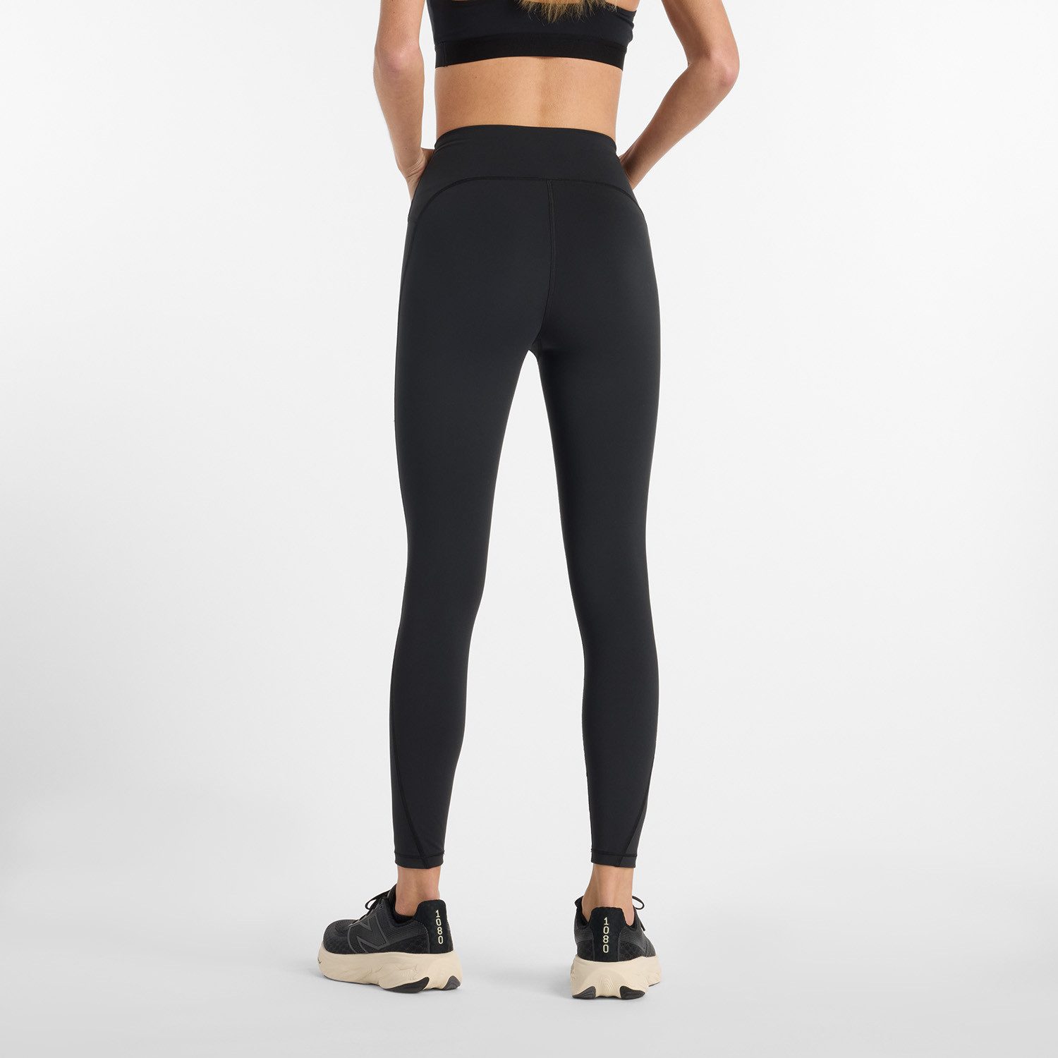 New Balance Runningtights NBleek High Riseegging 25" WASHED BURGUNDY