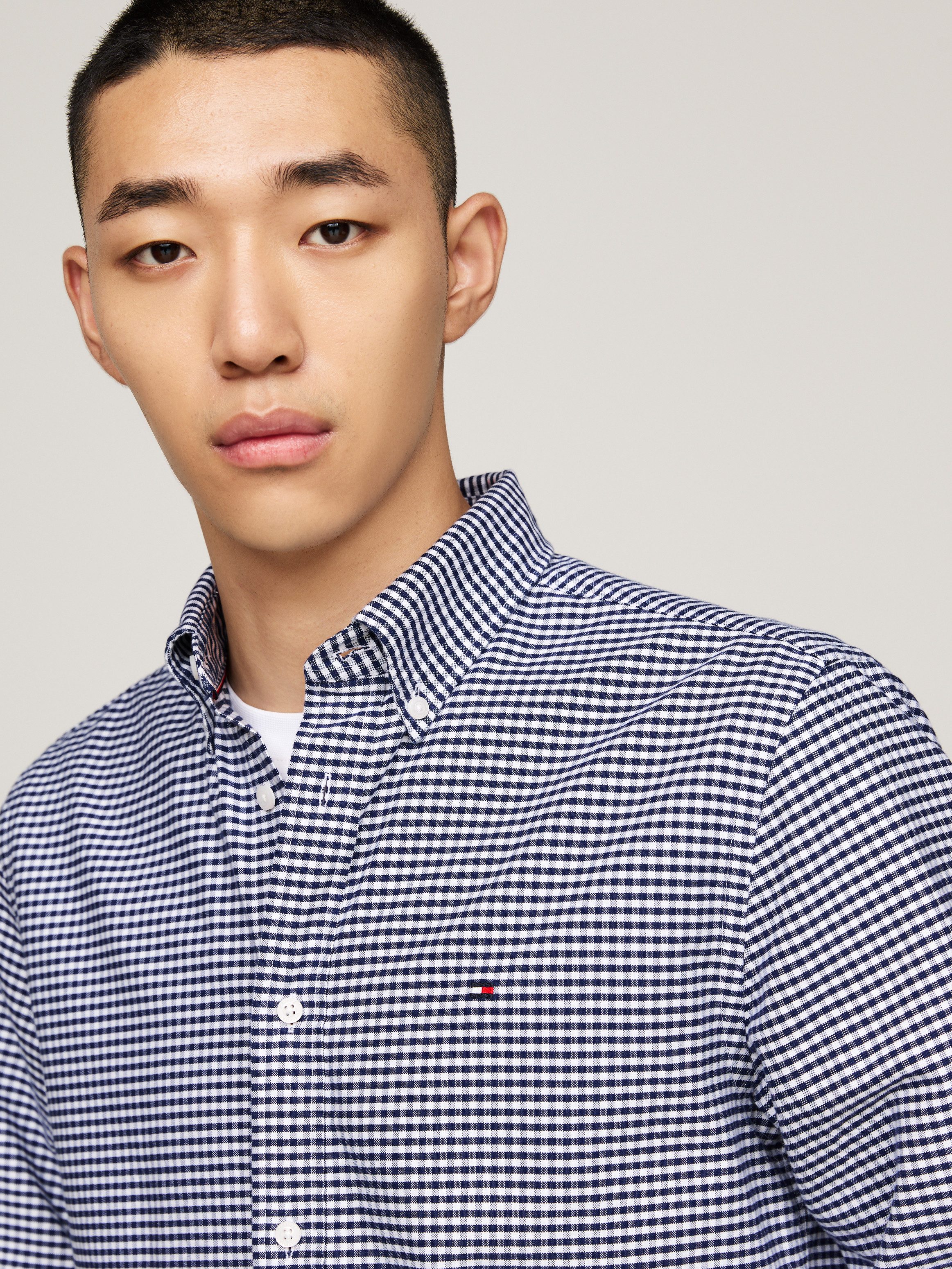 Tommy Hilfiger Overhemd met lange mouwen HERITAGE OXFORD GINGHAM RF SHIRT