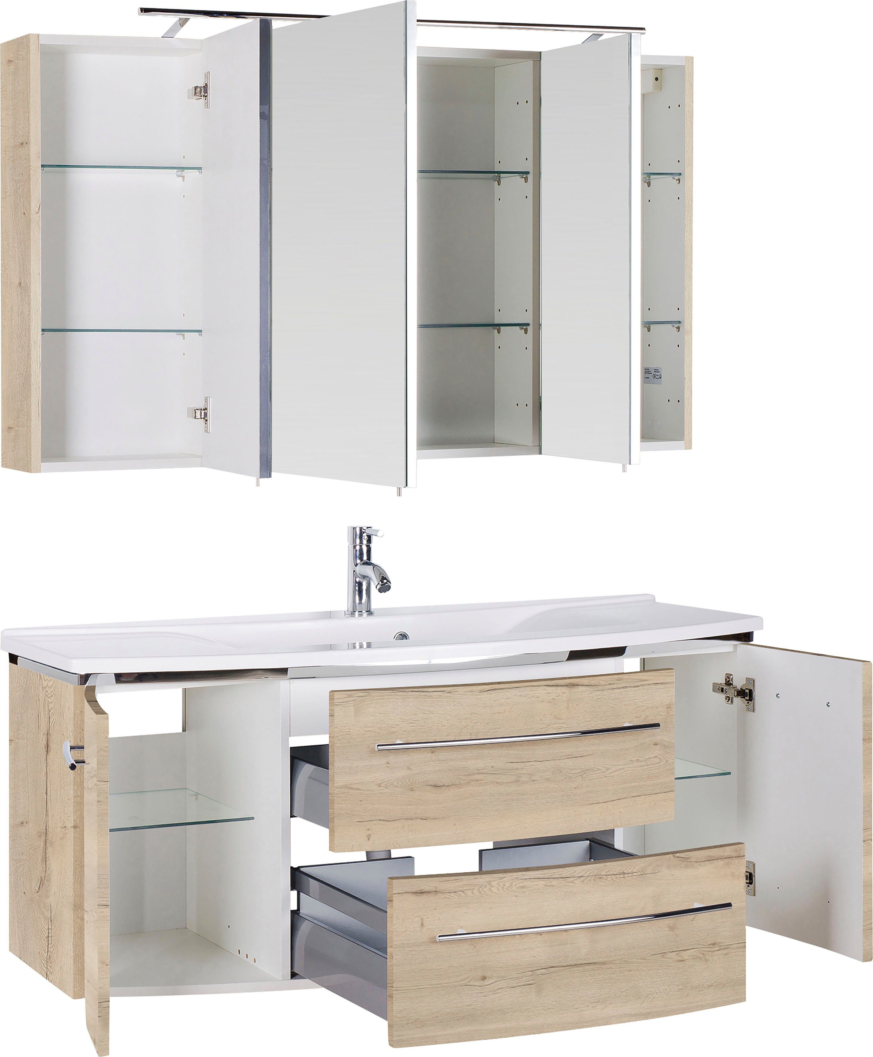 MARLIN Badkamerserie 3040 , breedte 120 cm (2-delig)