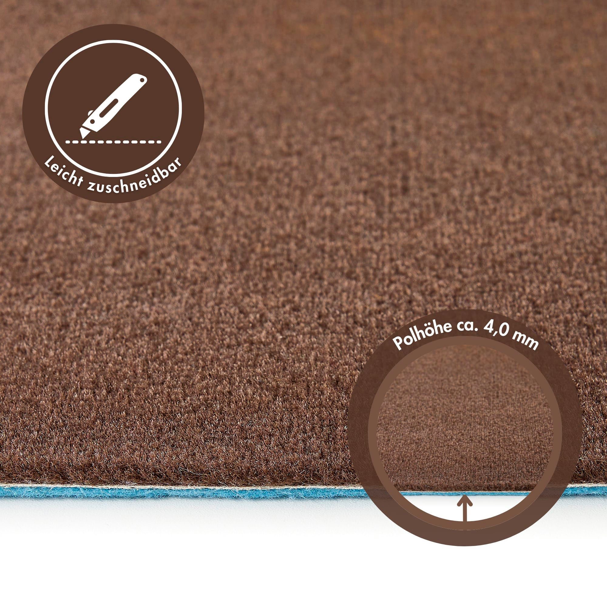 Andiamo Tapijt Kira, velours, Made in Belgium Effen kleuren, breedte 400 cm, slijtvast, onderhoudsvriendelijk, woonkamer