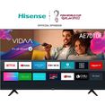 hisense led-tv 50ae7010f, 126 cm - 50 ", 4k ultra hd, smart tv, 4k ultra hd zwart
