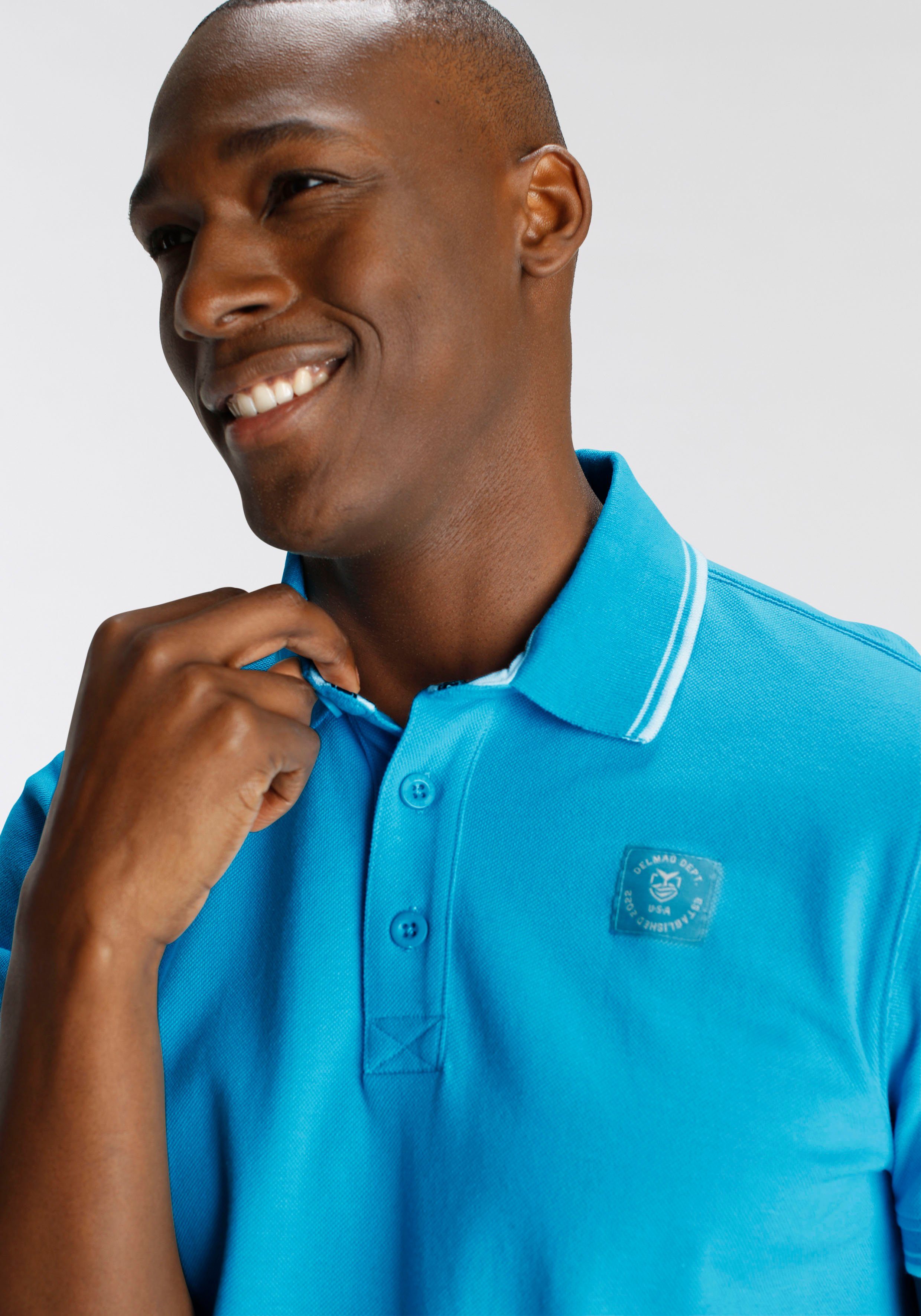 DELMAO Poloshirt Korte mouwen, losse pasvorm, polokraag, voor tennis of golf