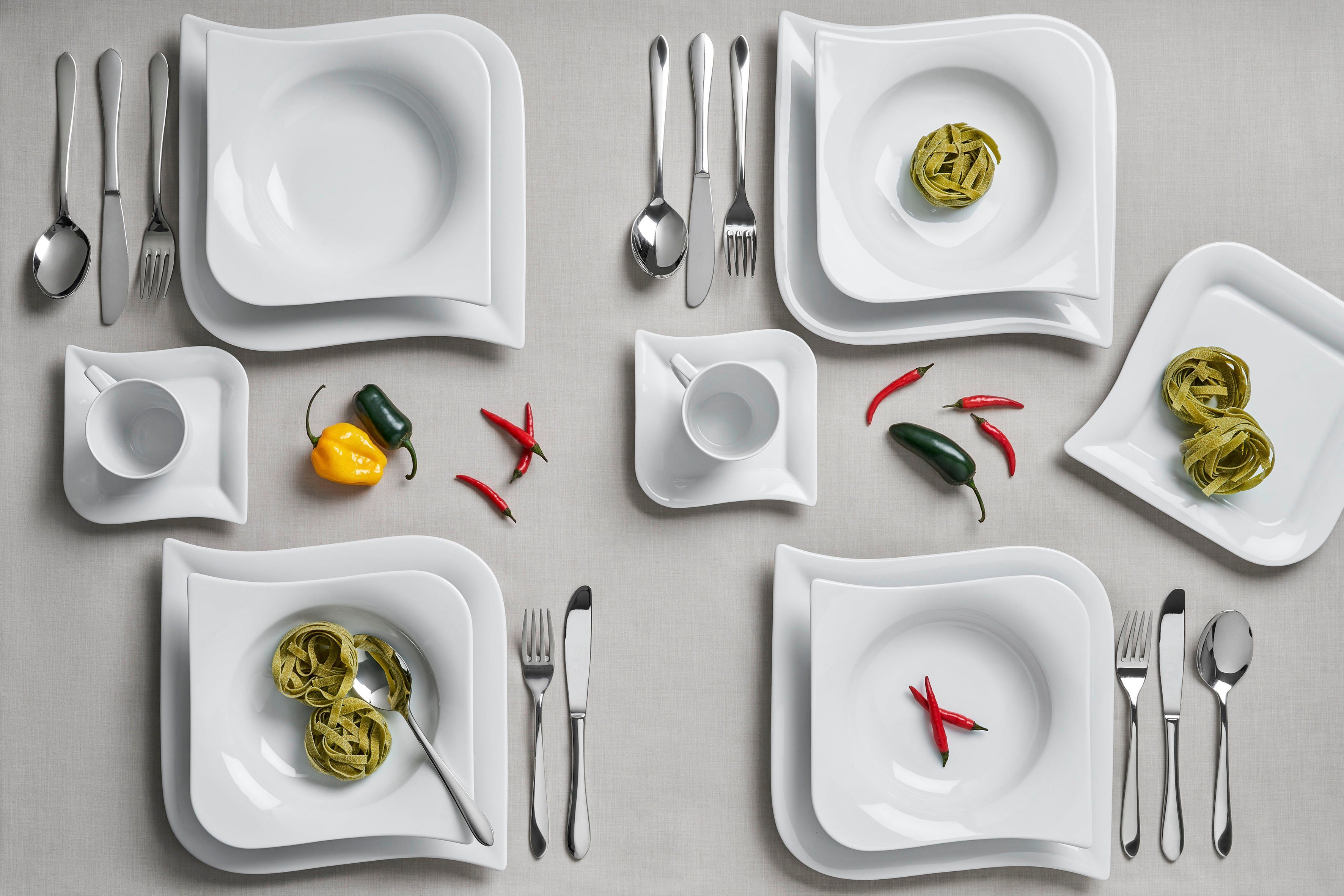 van Well Combi-servies Serviesset, servies Opera (set, 30-delig)