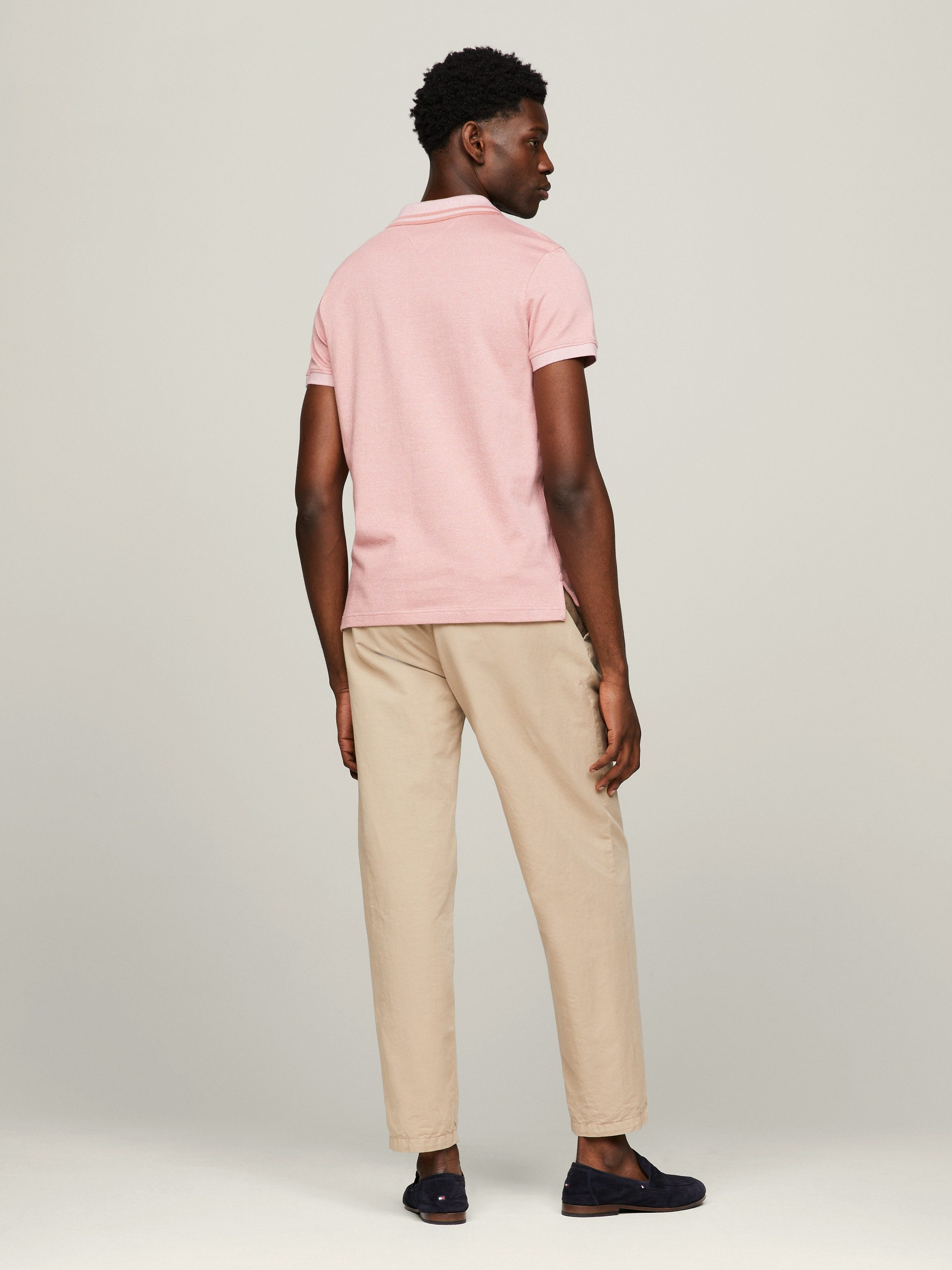 Tommy Hilfiger Poloshirt PRETWIST MOULINE SLIM FIT POLO