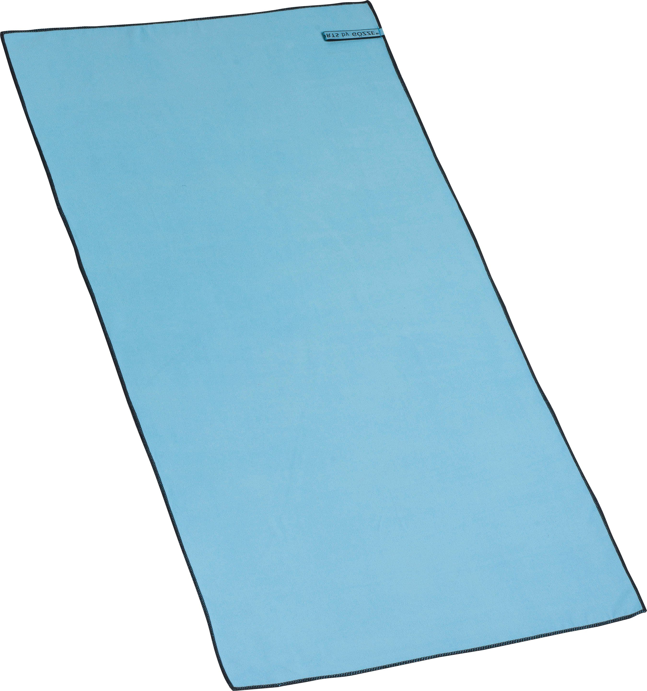 Gözze Badlaken Sports by Gözze Sporthanddoek, afm. 110x175 cm, sneldrogend door microvezel (1 stuk) handdoeken maat 1x 110x175 cm blauw