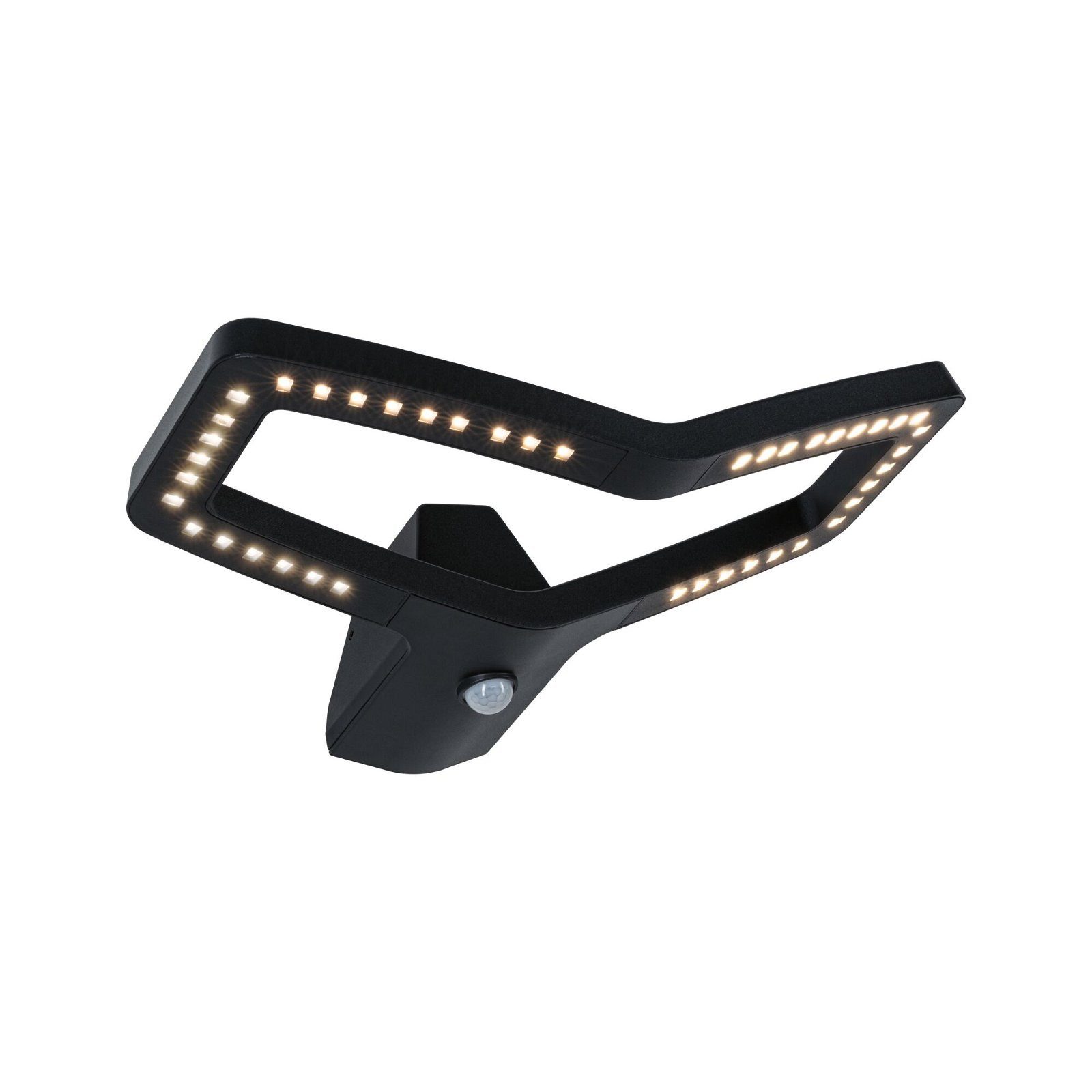 Paulmann Led-wandlamp voor buiten Alara IP44 vierkant 375x270mm RGBW+ 10W 450lm 230V antraciet metaal (1 stuk)