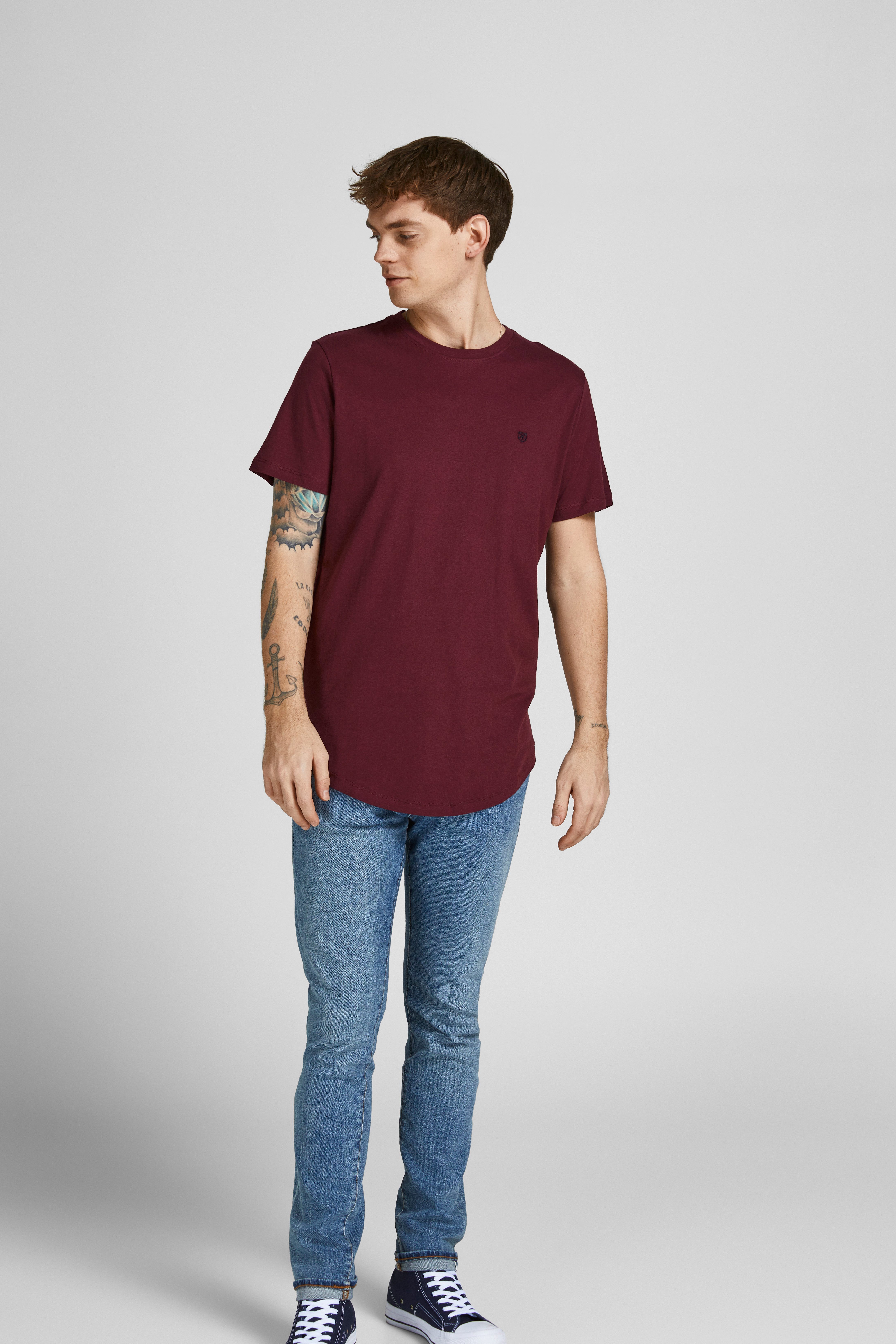 Jack & Jones Shirt met ronde hals JPRBLABRODY TEE SS CREW NECK 5PK MP (5-delig, Set van 5)