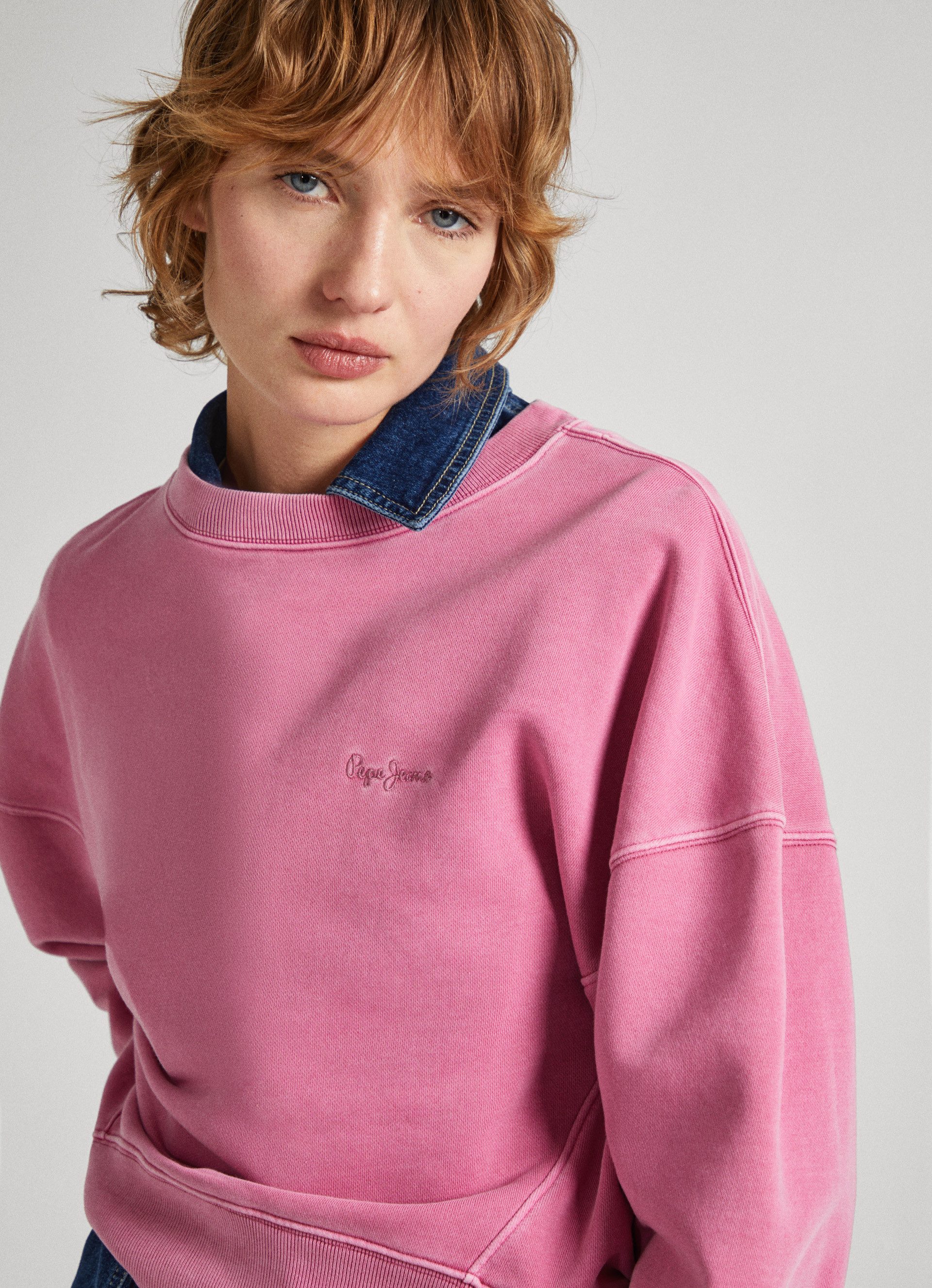 Pepe Jeans Sweatshirt LYNETTE in gewassen look