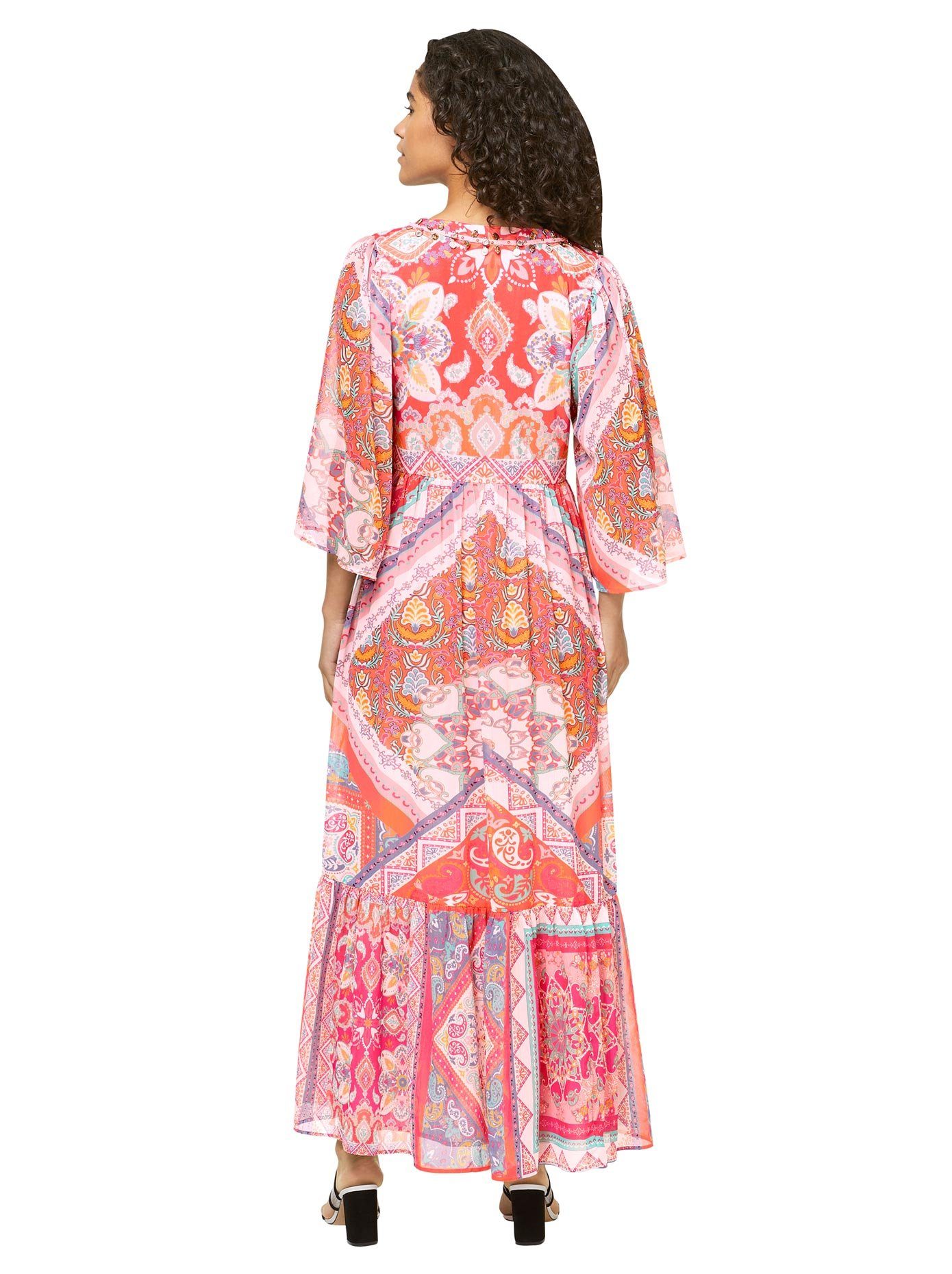 heine Maxi-jurk Gedessineerde jurk