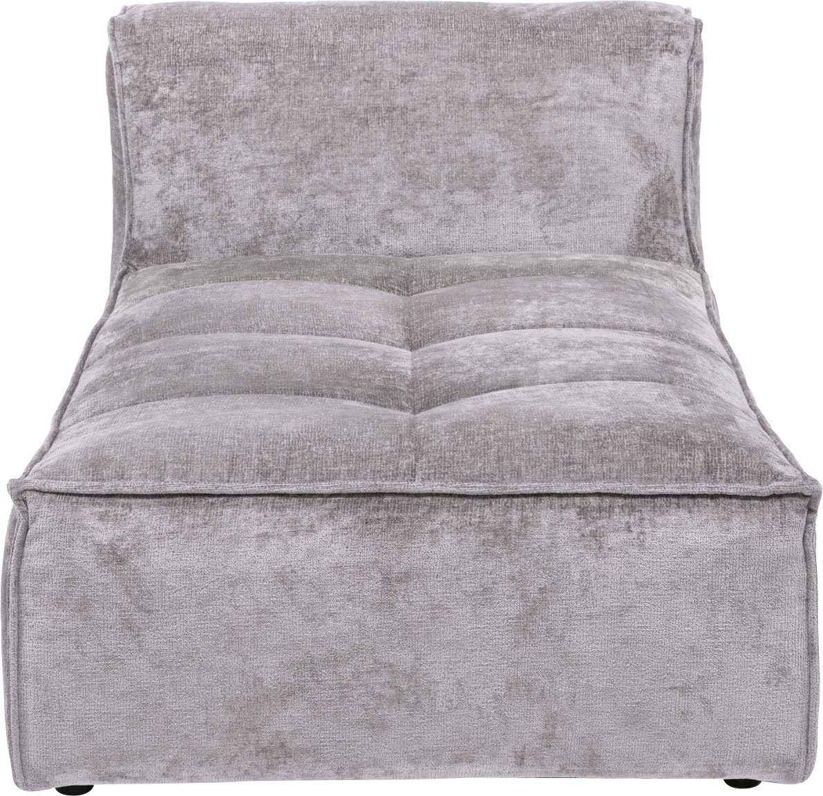RAUM.ID Sofaelement Monolid kan worden gebruikt als module of afzonderlijk, bekleding in teddy-look (1 stuk) grijs, modulaire banken