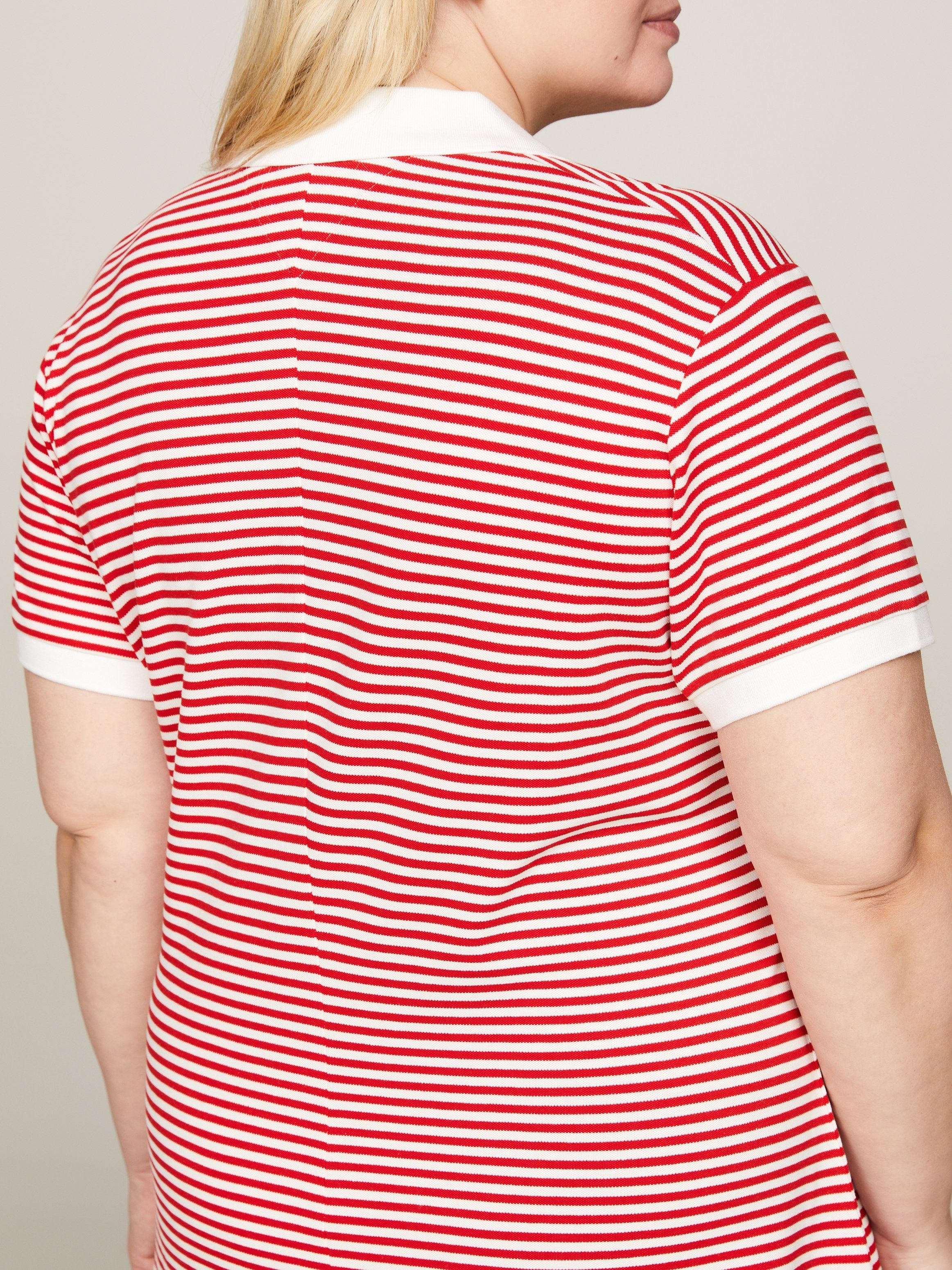 Tommy Hilfiger Curve Polojurk CRV OPEN PLACKET F&F LY POLO DRS