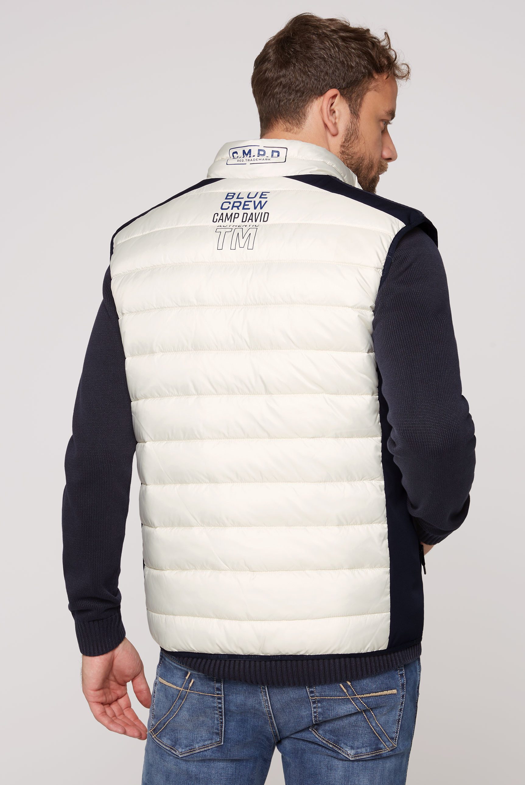 CAMP DAVID Bodywarmer met colourblocking