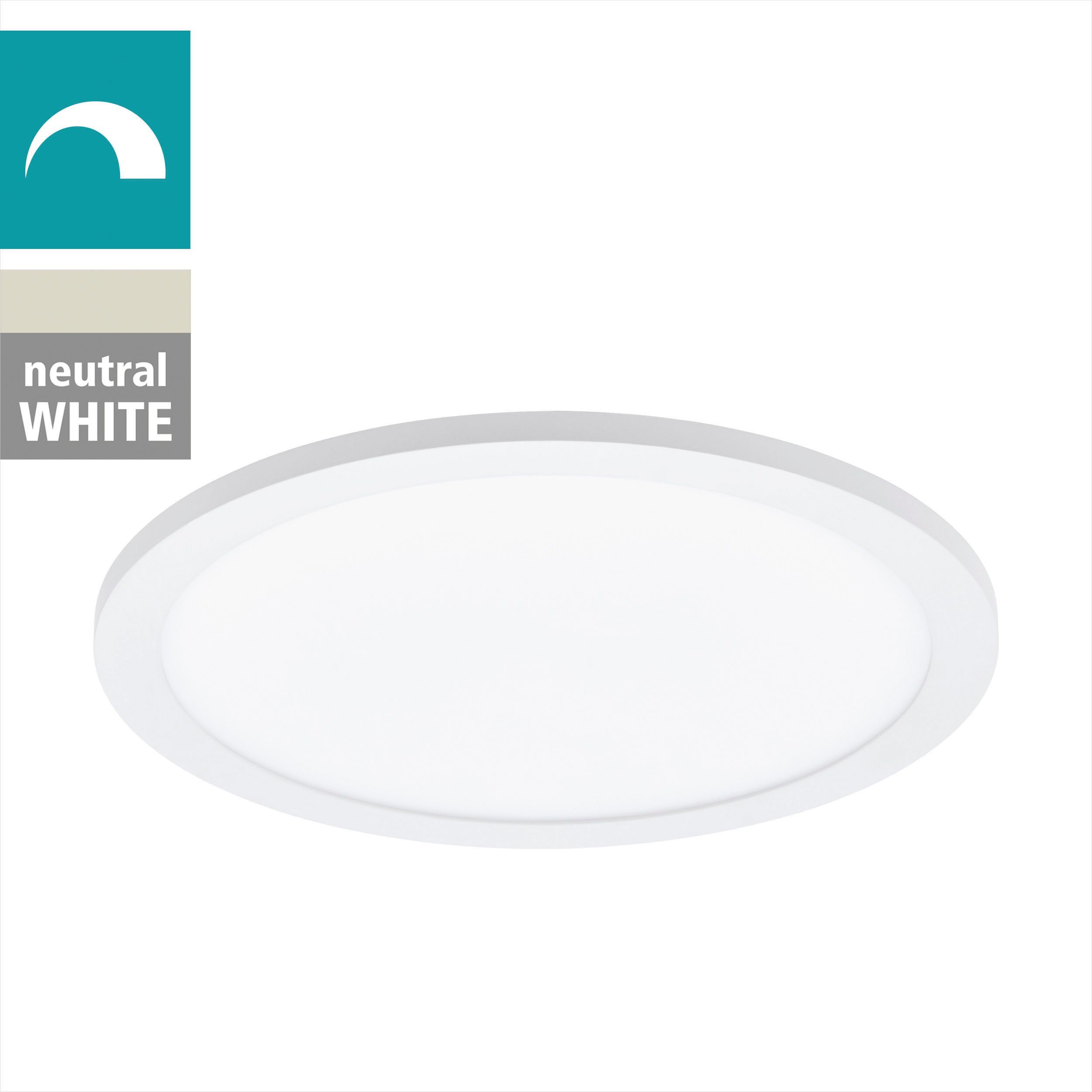 EGLO Plafondlamp SARSINA dimbaar, diameter 30 cm (1 stuk) plafondlampen maat 1 St. wit