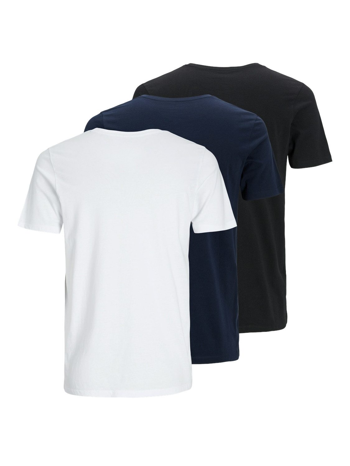 Jack & Jones Shirt met ronde hals JJECORP LOGO TEE SS CREW NECK 3PKMP NOOS (3-delig, Set van 3)