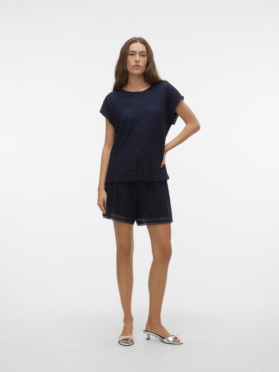 Vero Moda Shirt met korte mouwen VMMAYA AVA TOP JRS SPE