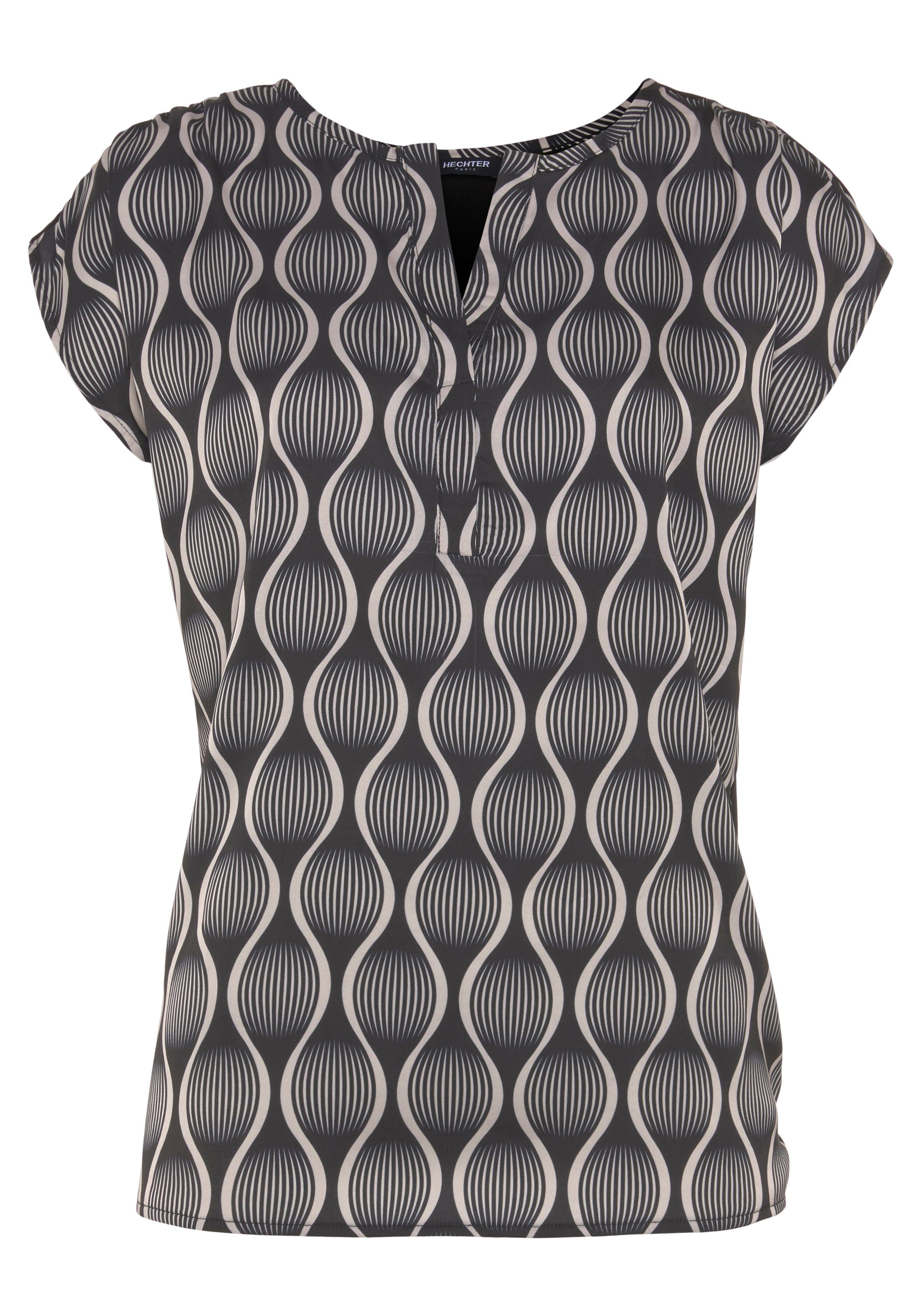 HECHTER PARIS Shirtblouse met elegante allover-print - nieuwe collectie