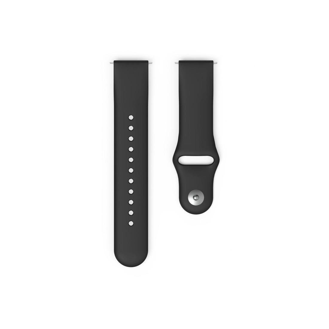 Hama Polsband Voor Fitbit Versa 2/Versa (Lite) Vervangende Sil. Polsband Zwart